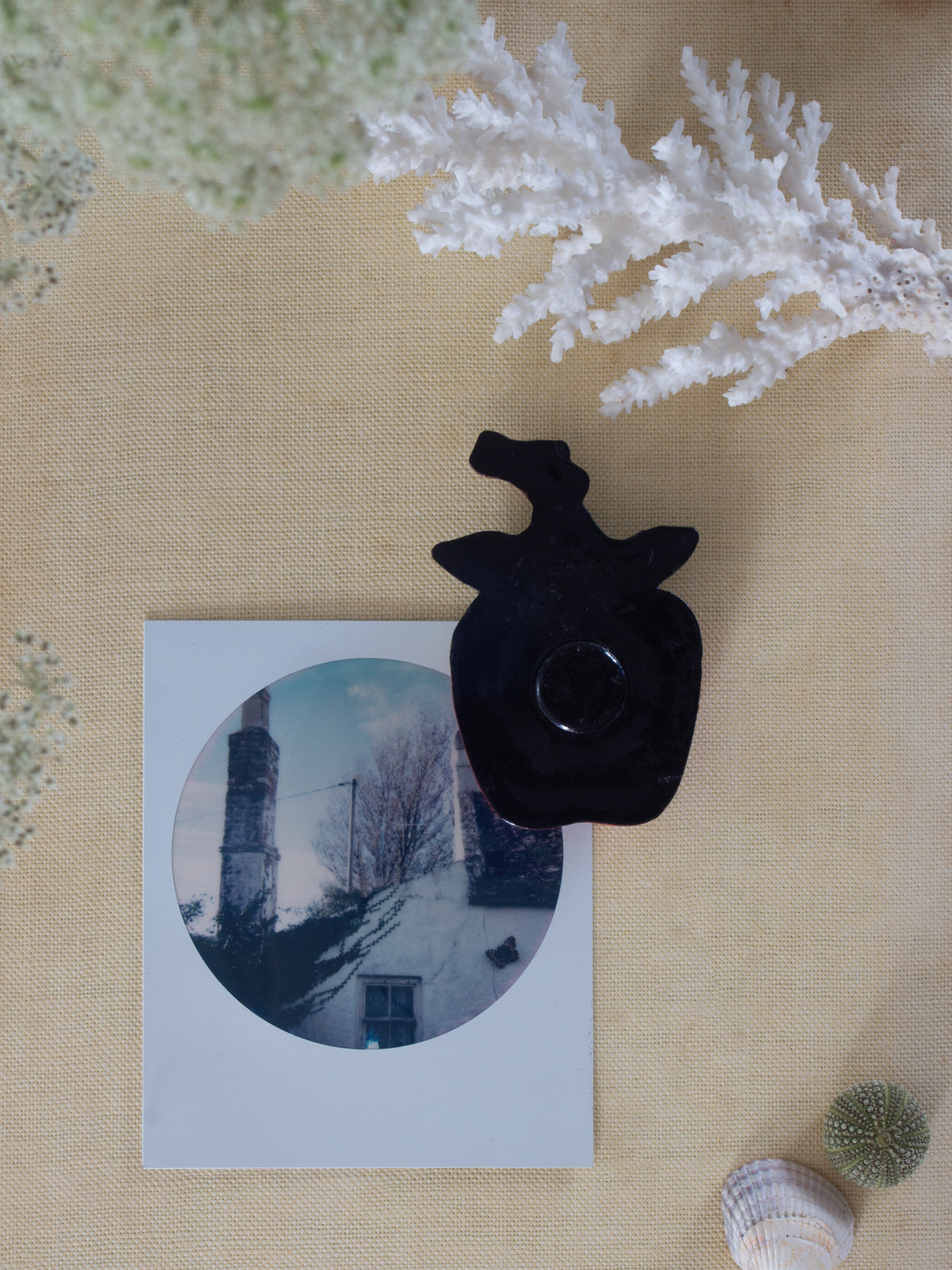 Vintage Hand-Painted Wooden Apple Fridge Magnet