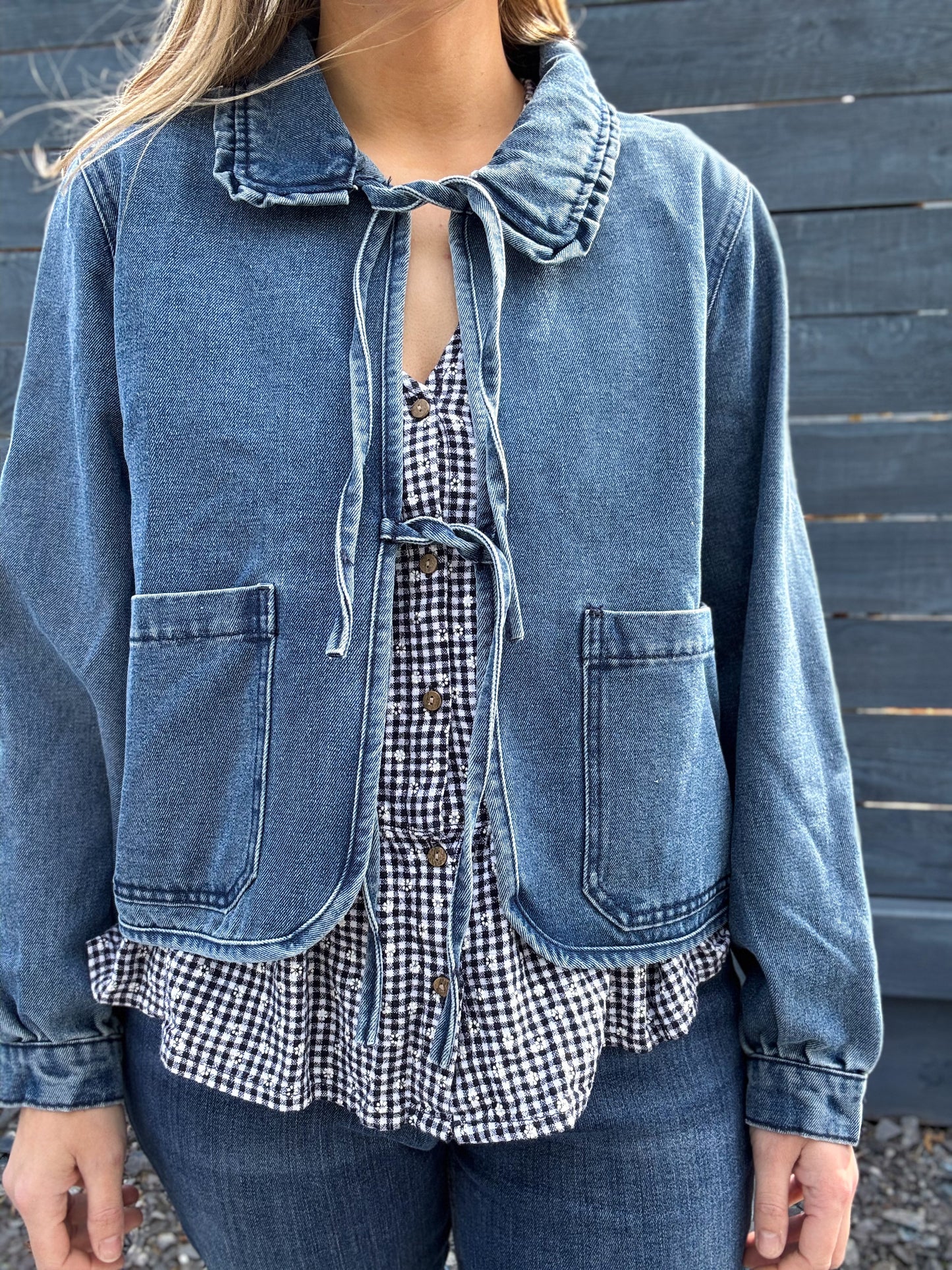 Stoosh 100% Cotton Denim Jacket — New with Tags - Size M