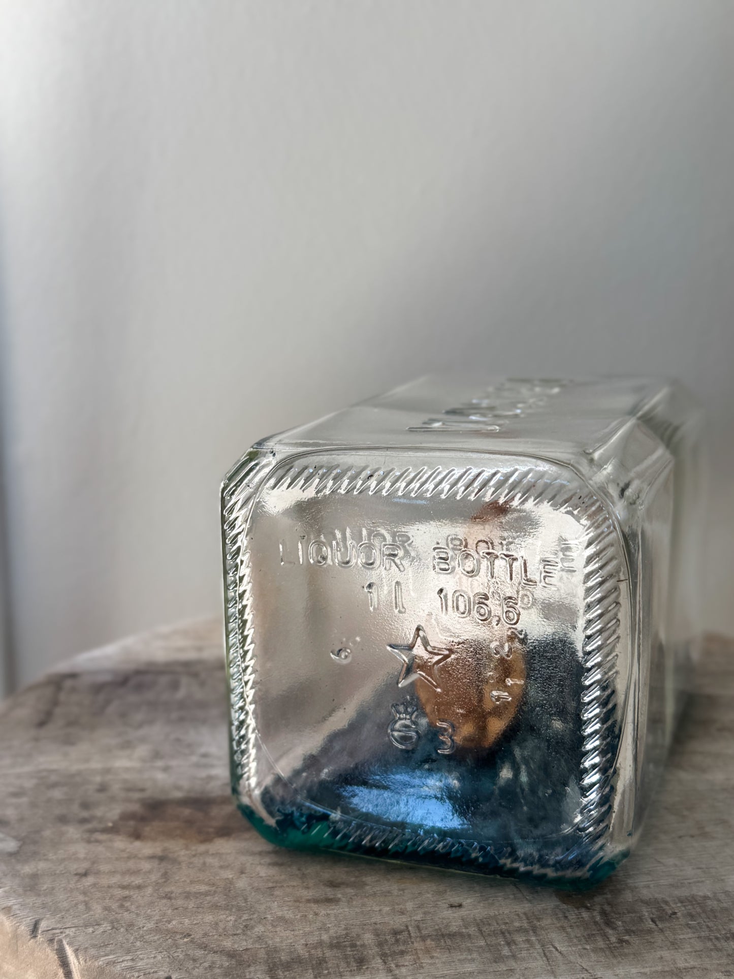 Vintage Folk Art Ship in a Bottle, P. Bokma, Leeuwarden, Holland