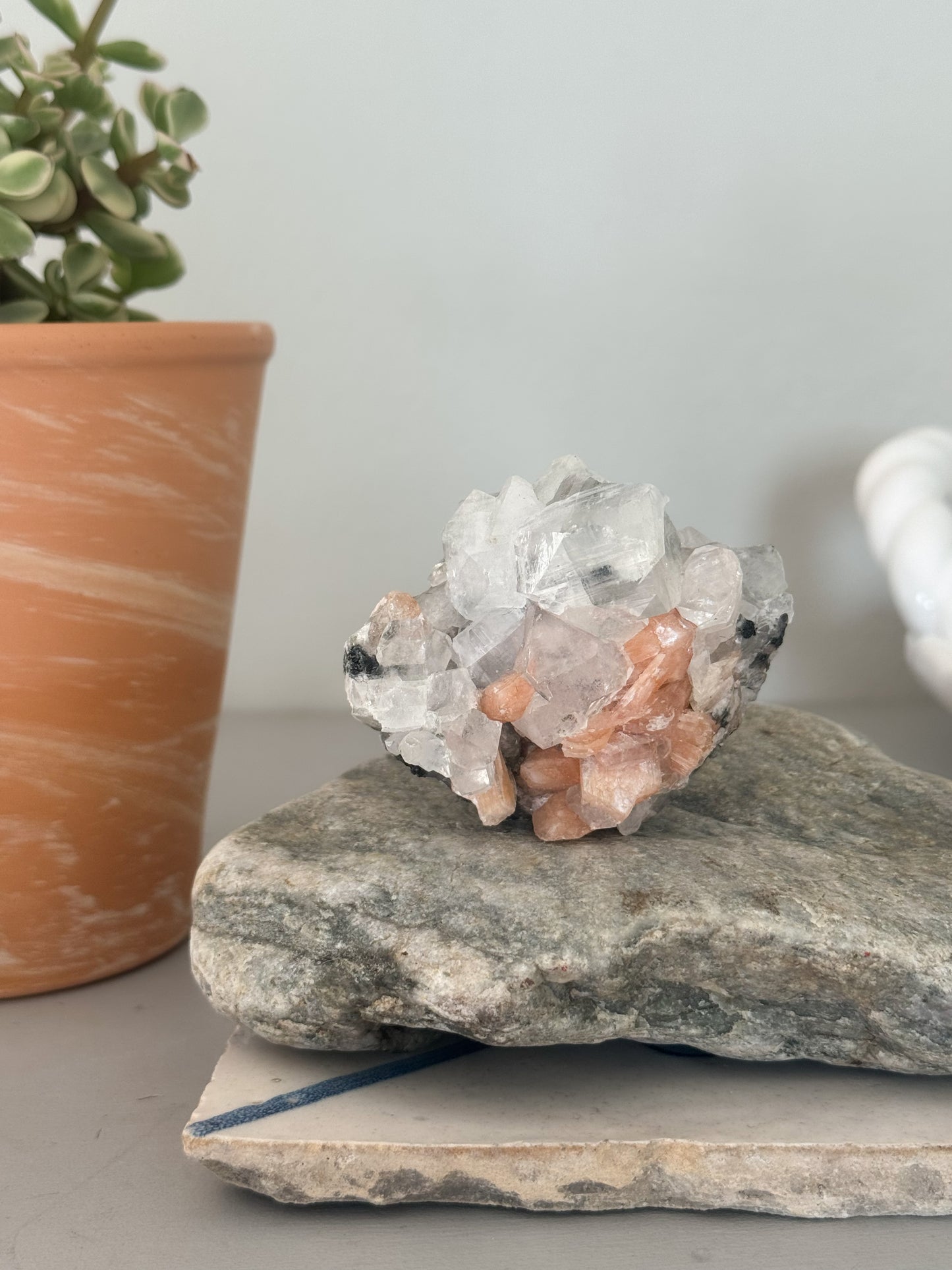 Natural Apophyllite Crystal Cluster Specimen (Option 1)