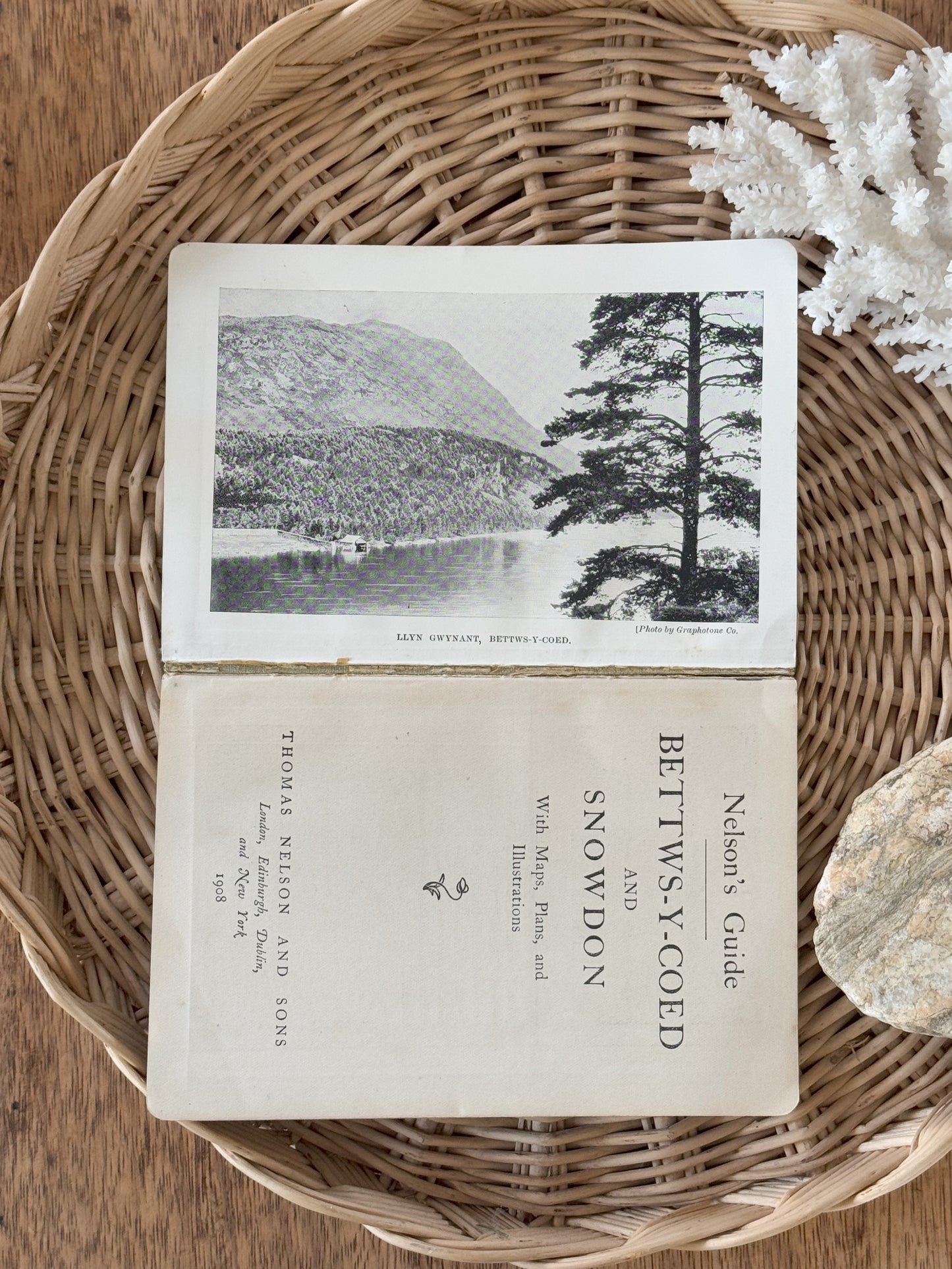 Antique 1908 Nelson’s Guide to Betws Y Coed and Snowdon