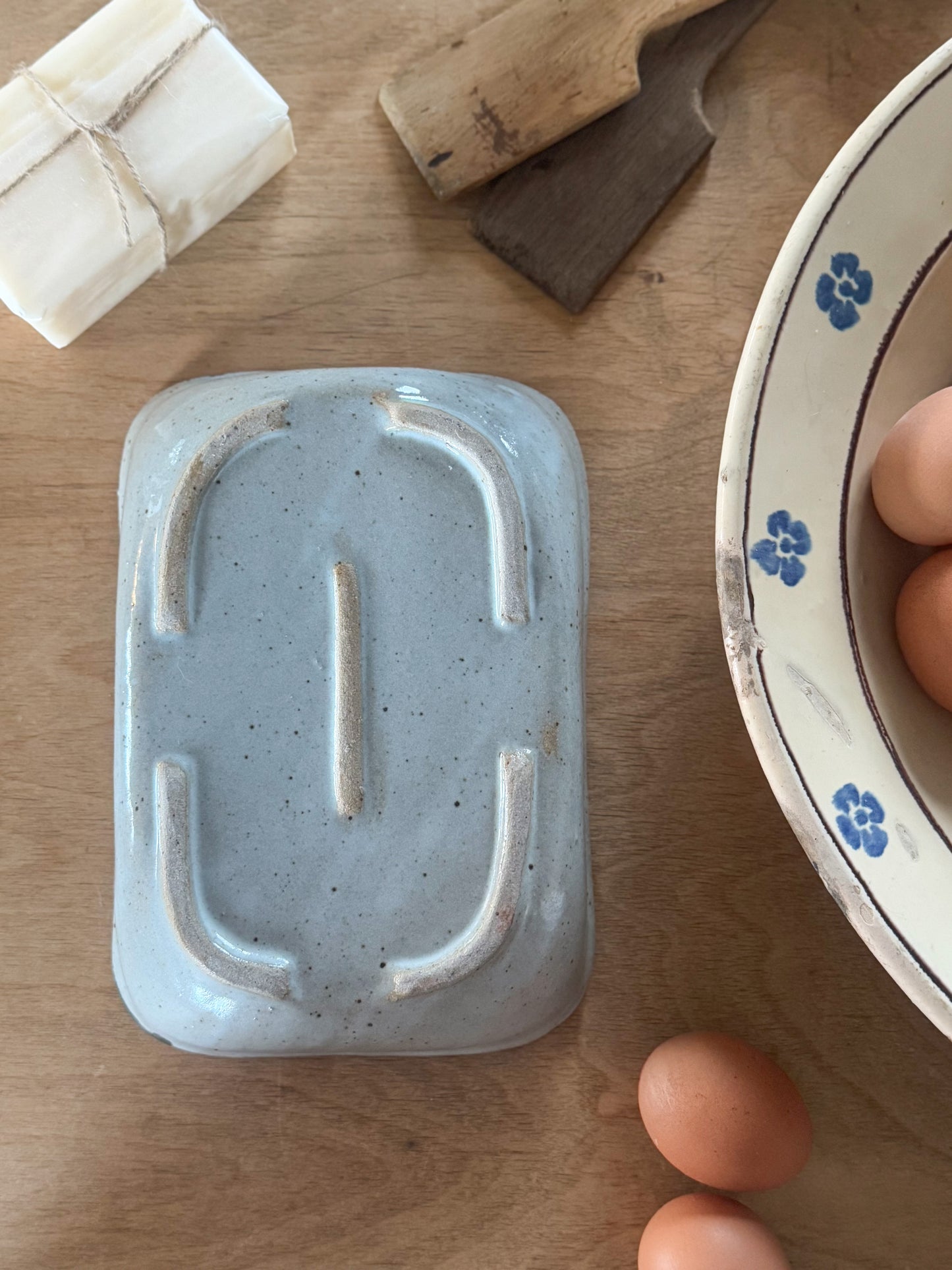 Rare Vintage Studio Pottery Rooster Serving Dish by Colin Kellam