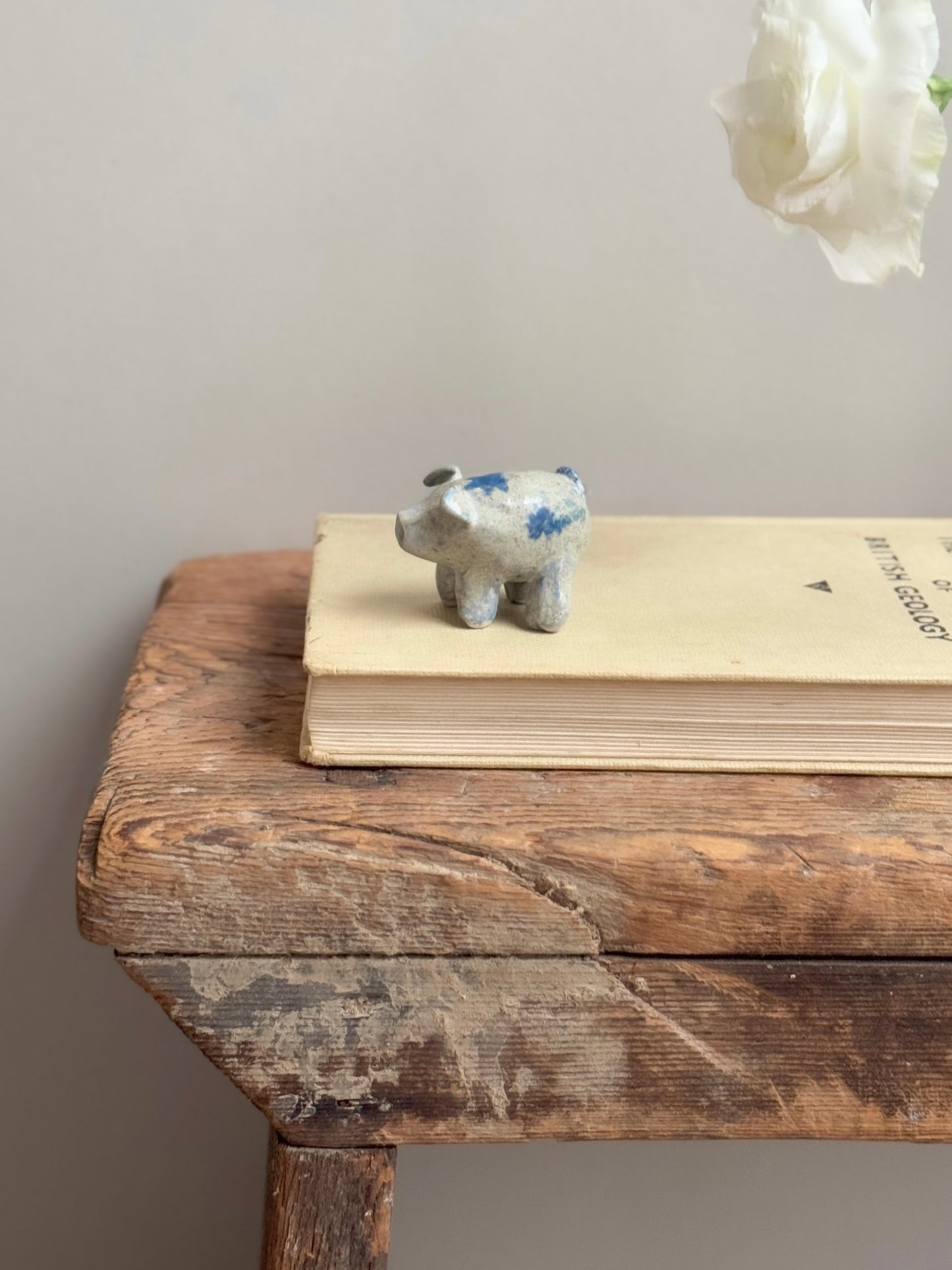 Miniature Handmade Studio Pottery Pig