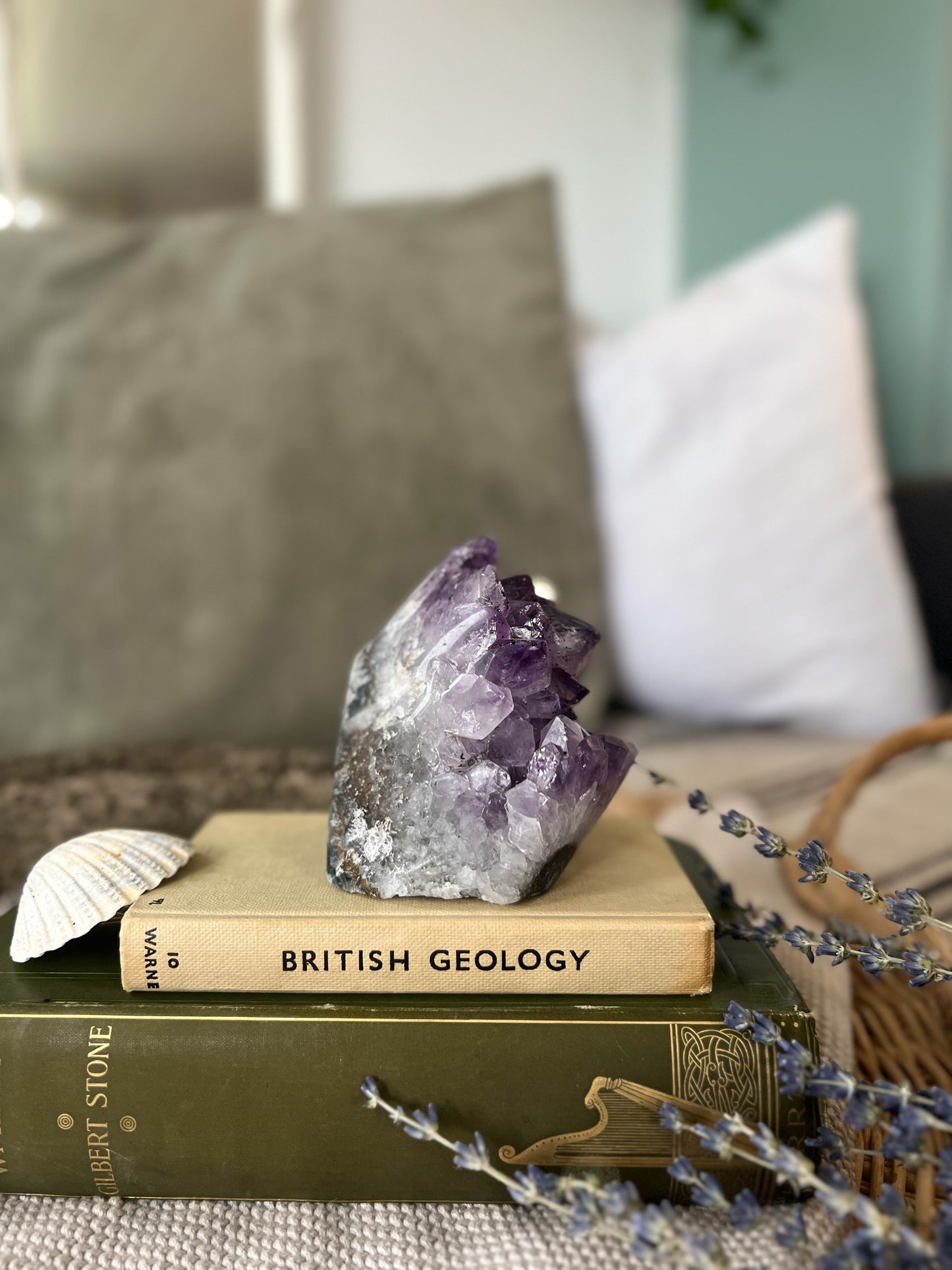 Large Natural Amethyst Crystal Formation