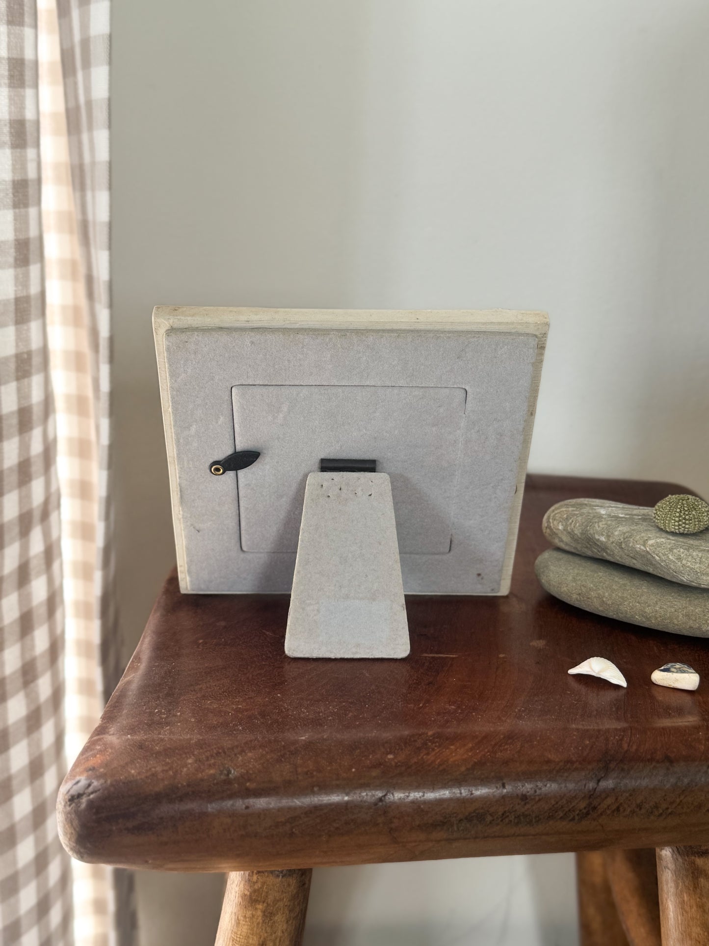 Vintage Ceramic Seashell Photo Frame
