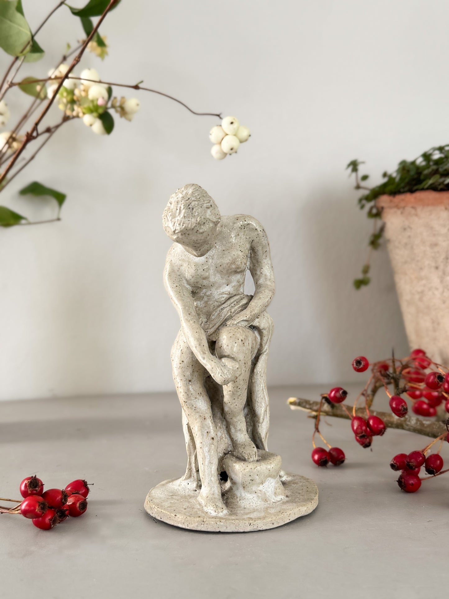 ‘Mother Nature’ Studio Pottery Nude Lady Sculpture by Okeeffe