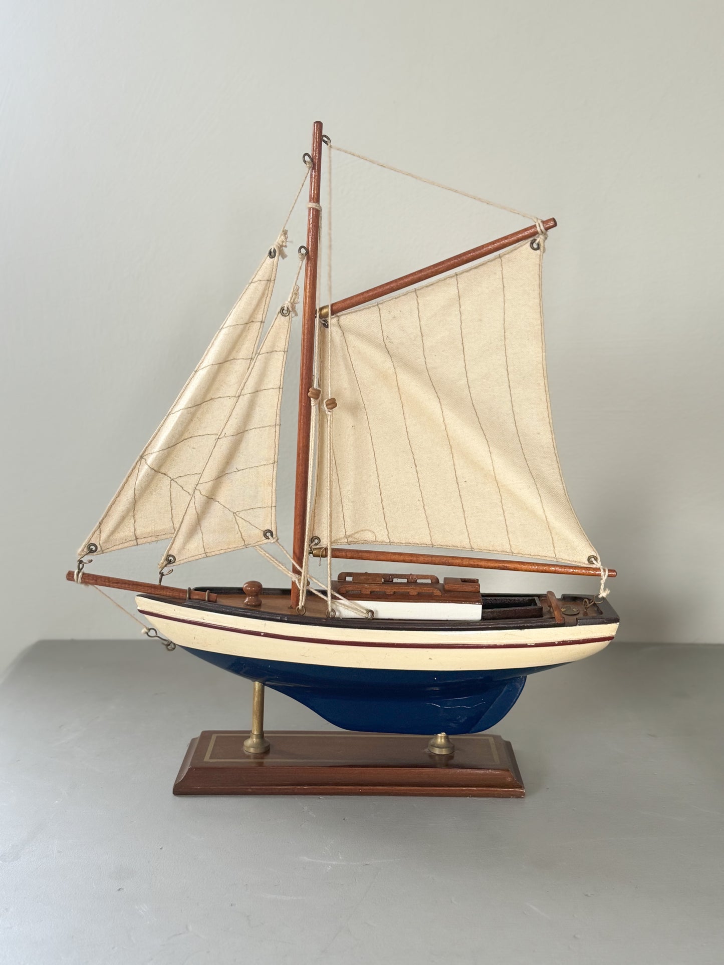 Vintage Handmade Wooden Sailing Yacht | ‘Hanah’