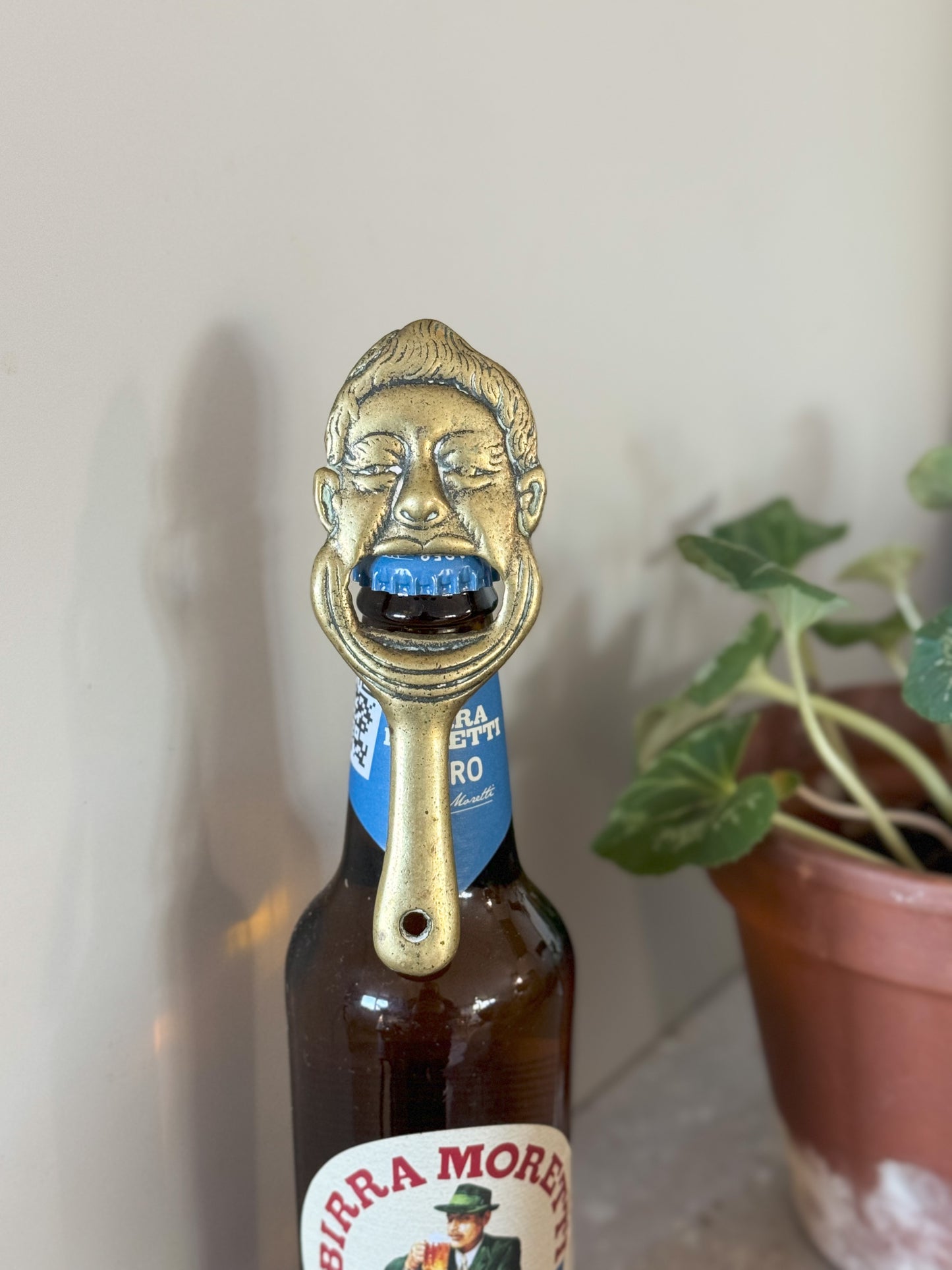 Vintage Brass ‘Cheeky Chap’ Bottle Opener