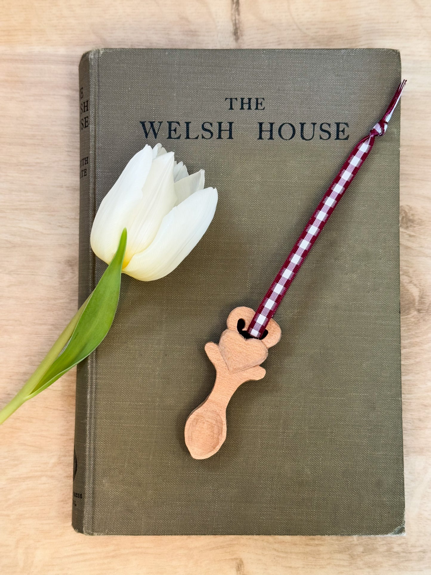 Miniature Hand-Carved Welsh Love Spoon