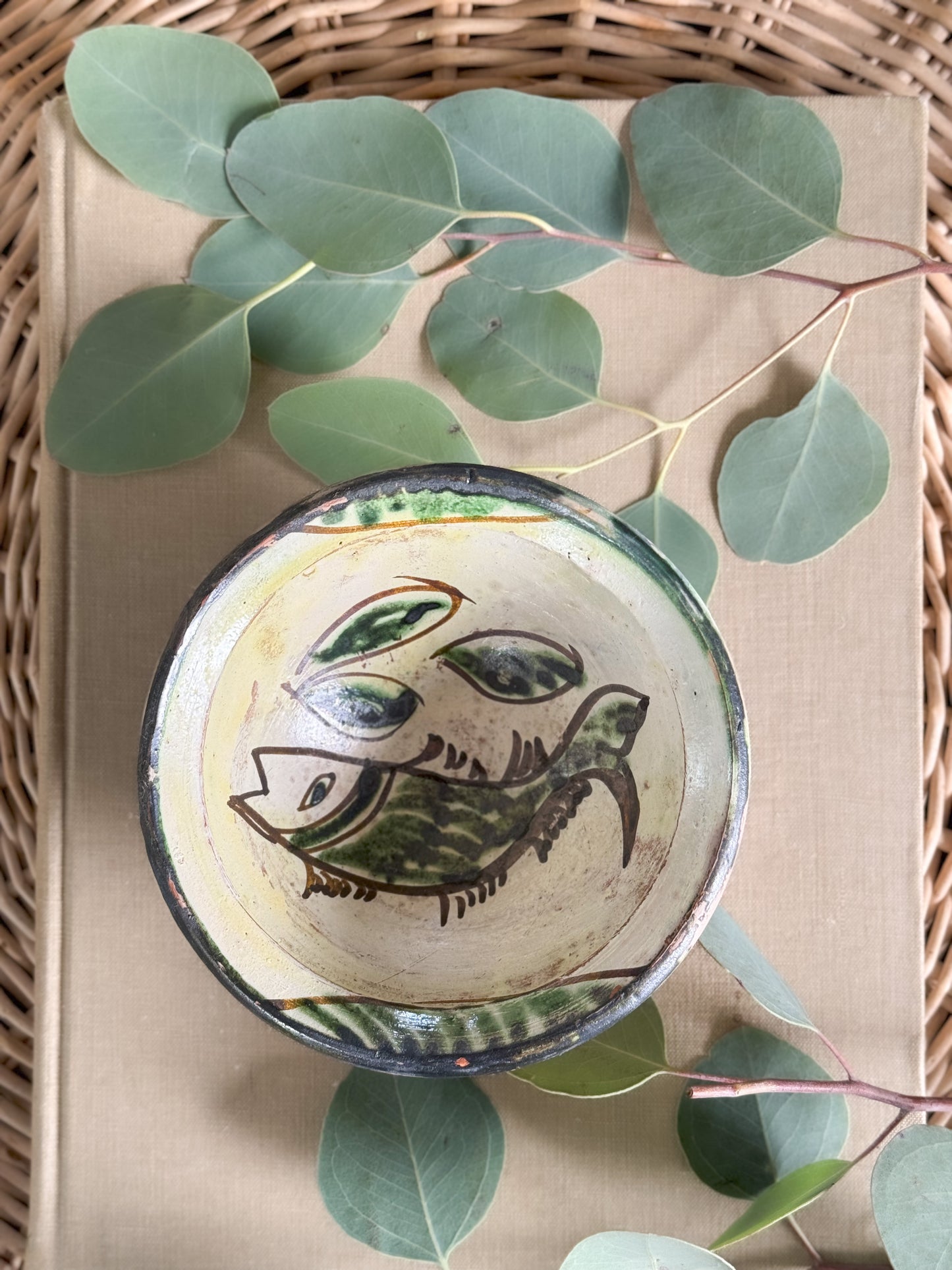 Glazed Terracotta Fish Bowl