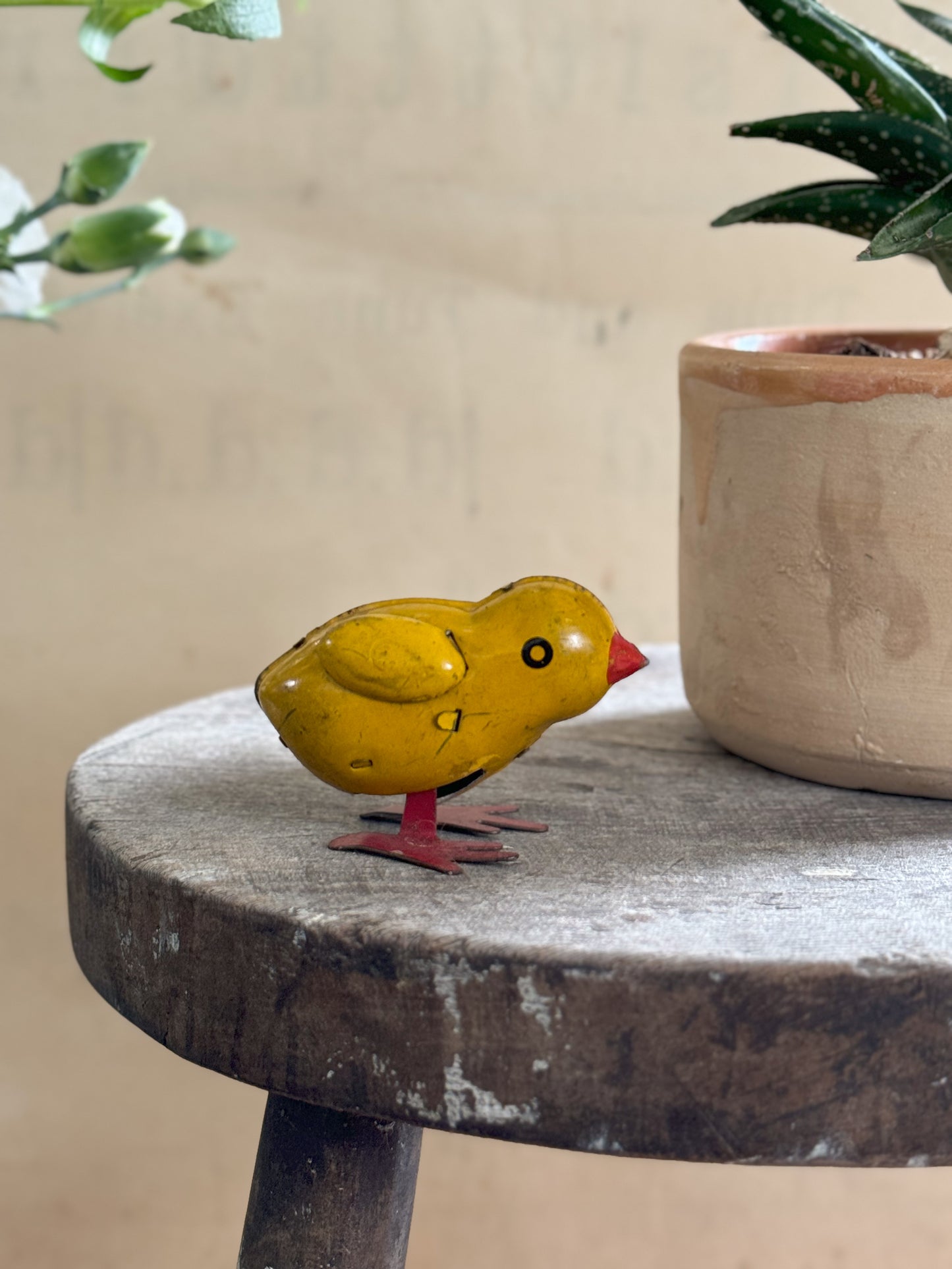 Vintage 1930s Tin Toy Chick