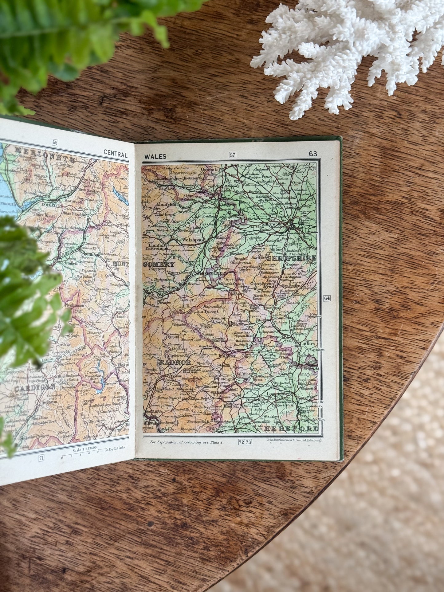 1944 British Pocket Atlas, John Bartholomew