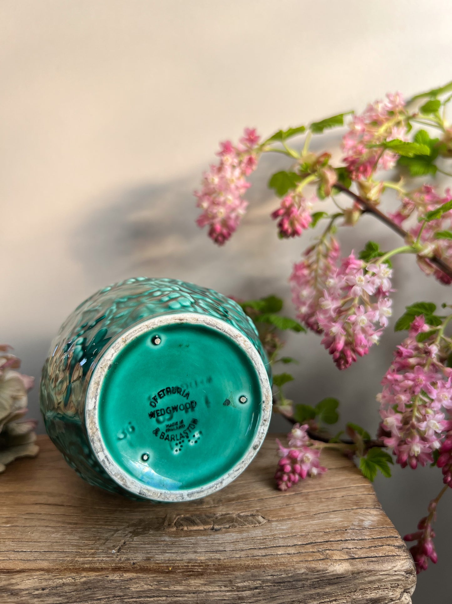 Antique Wedgwood of Etruria and Barlaston Glazed Grape Vines Small Jug