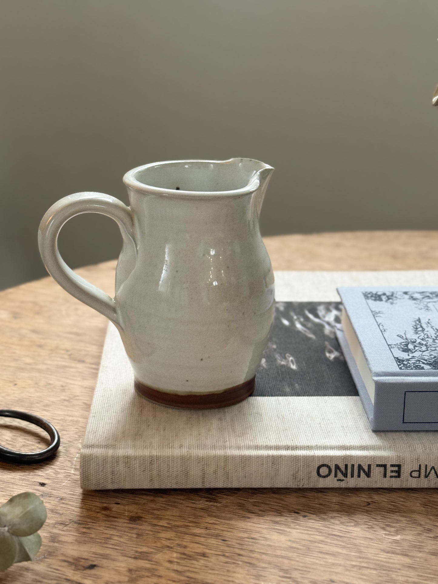 Vintage Studio Pottery Fuchsia Jug by Glenshee Pottery