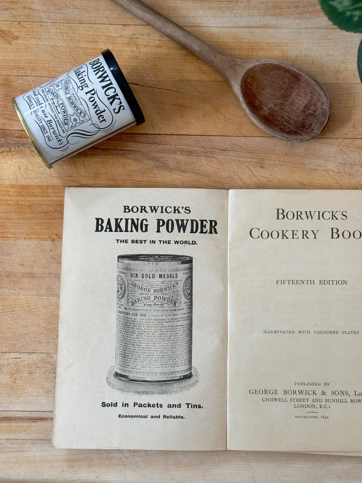 Rare Antique Borwick’s Cookery Book, Fifteenth Edition