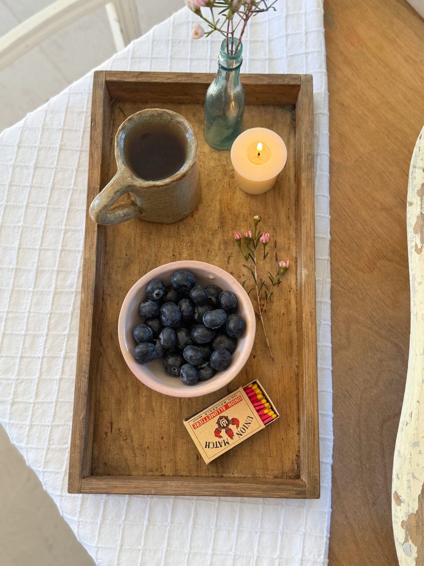 Vintage Handmade Wooden Trays