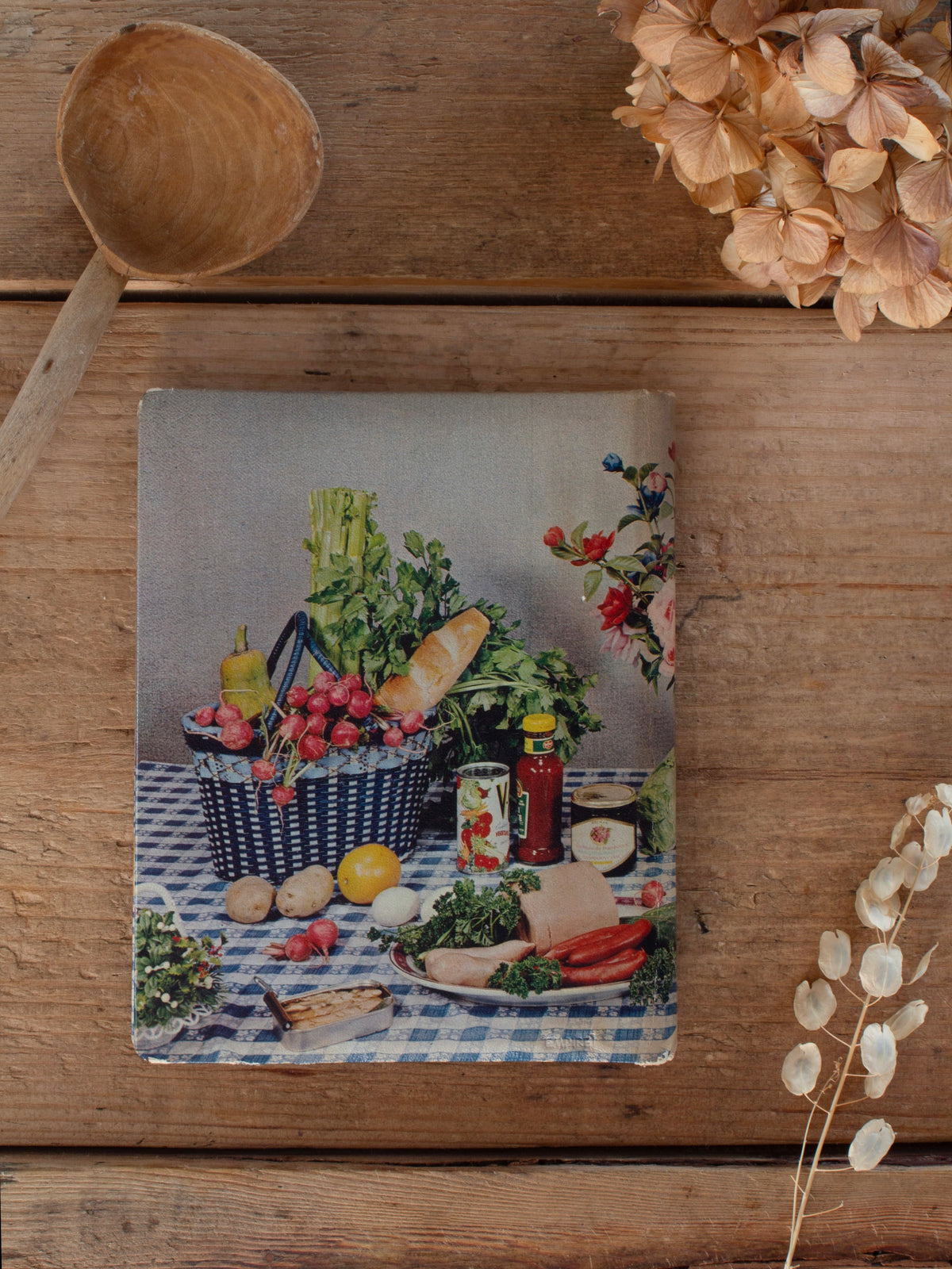 Vintage 1960s Unused Recipe Book Binder | Retro Kitchen Recipe File