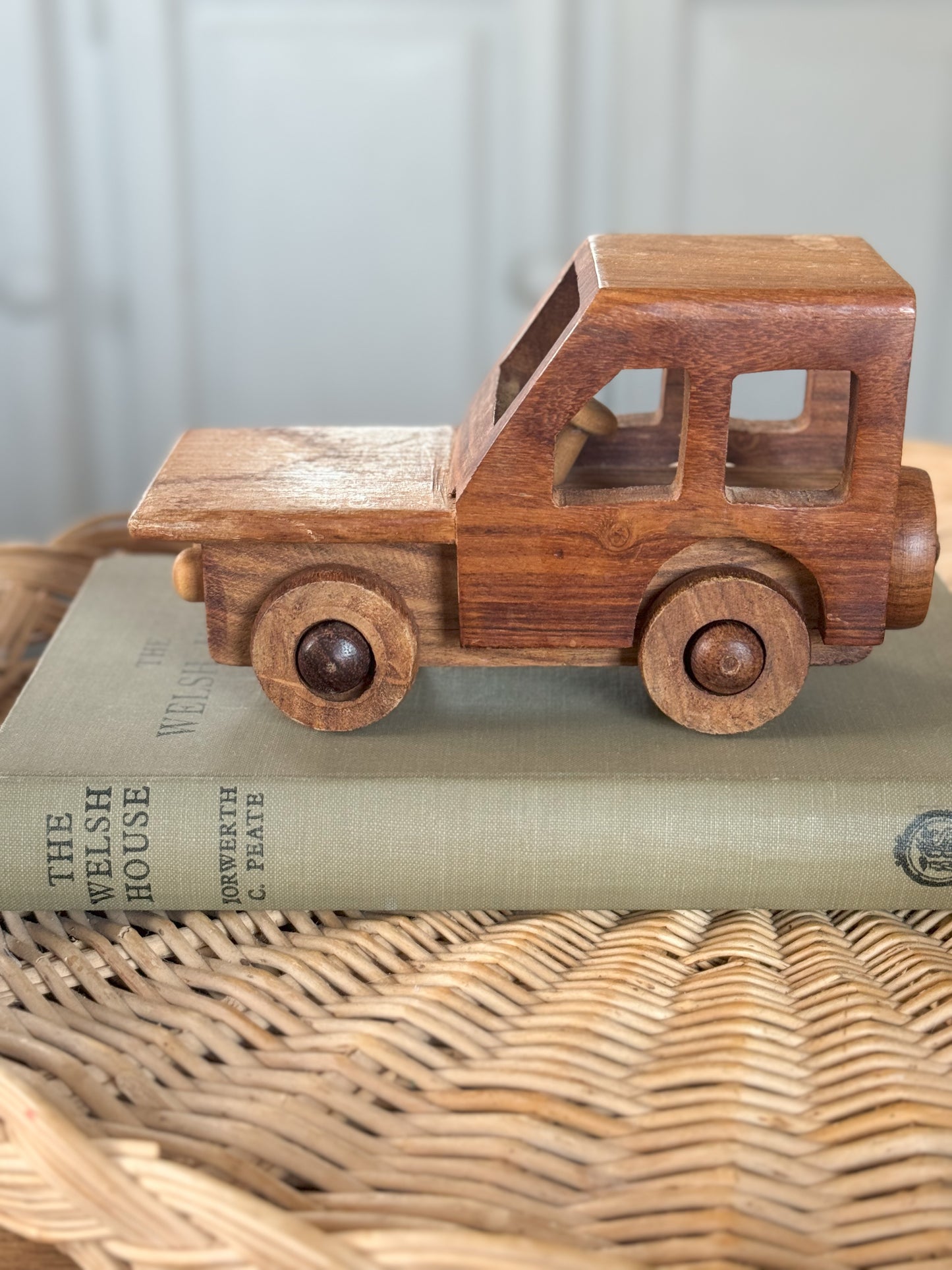 Vintage Wooden Toy Car