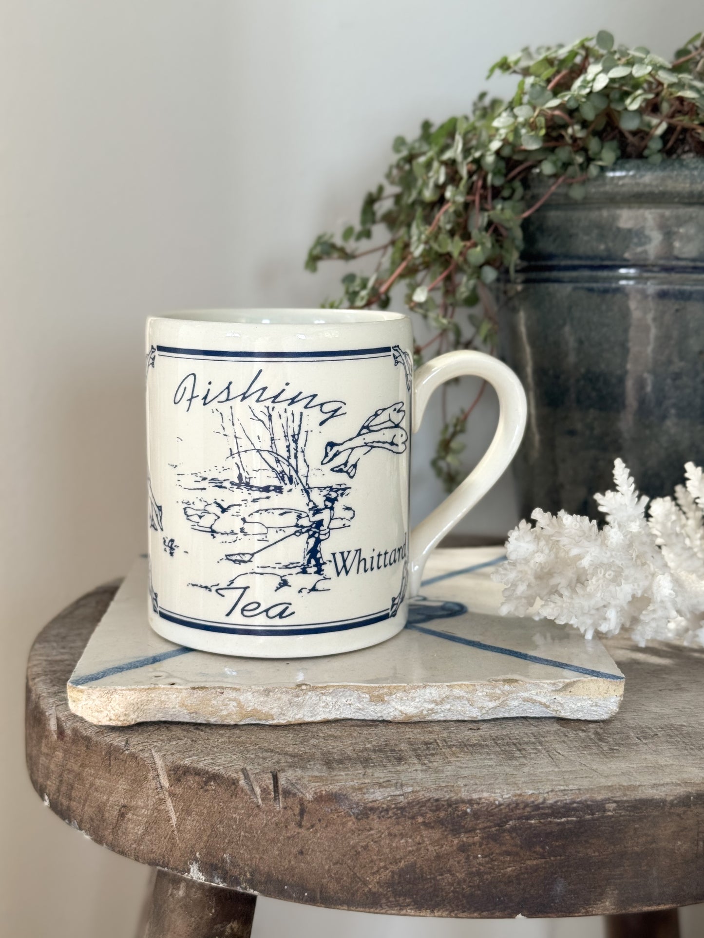 Vintage Whittard of Chelsea ‘Fishing Tea’ Mug