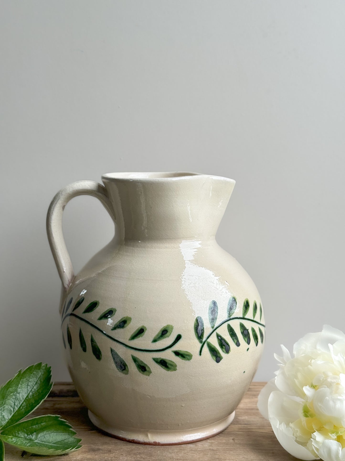 Mediterranean Studio Pottery Slipware Jug