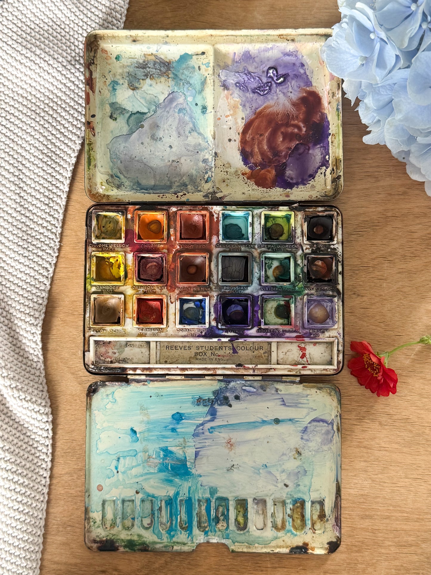 Vintage Reeves Students Colour Box No.140