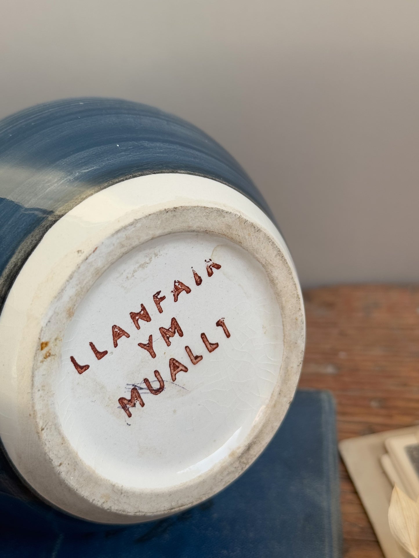 Vintage Welsh Pottery Pot, Llanfair Ym Muallt, Bilth Wells Studio Pottery