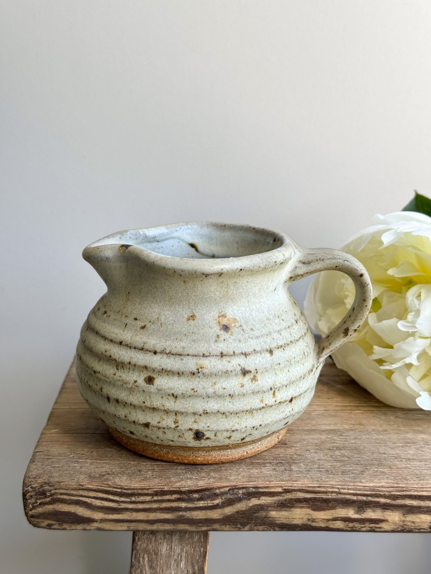 Studio Pottery Salt Glazed Creamer