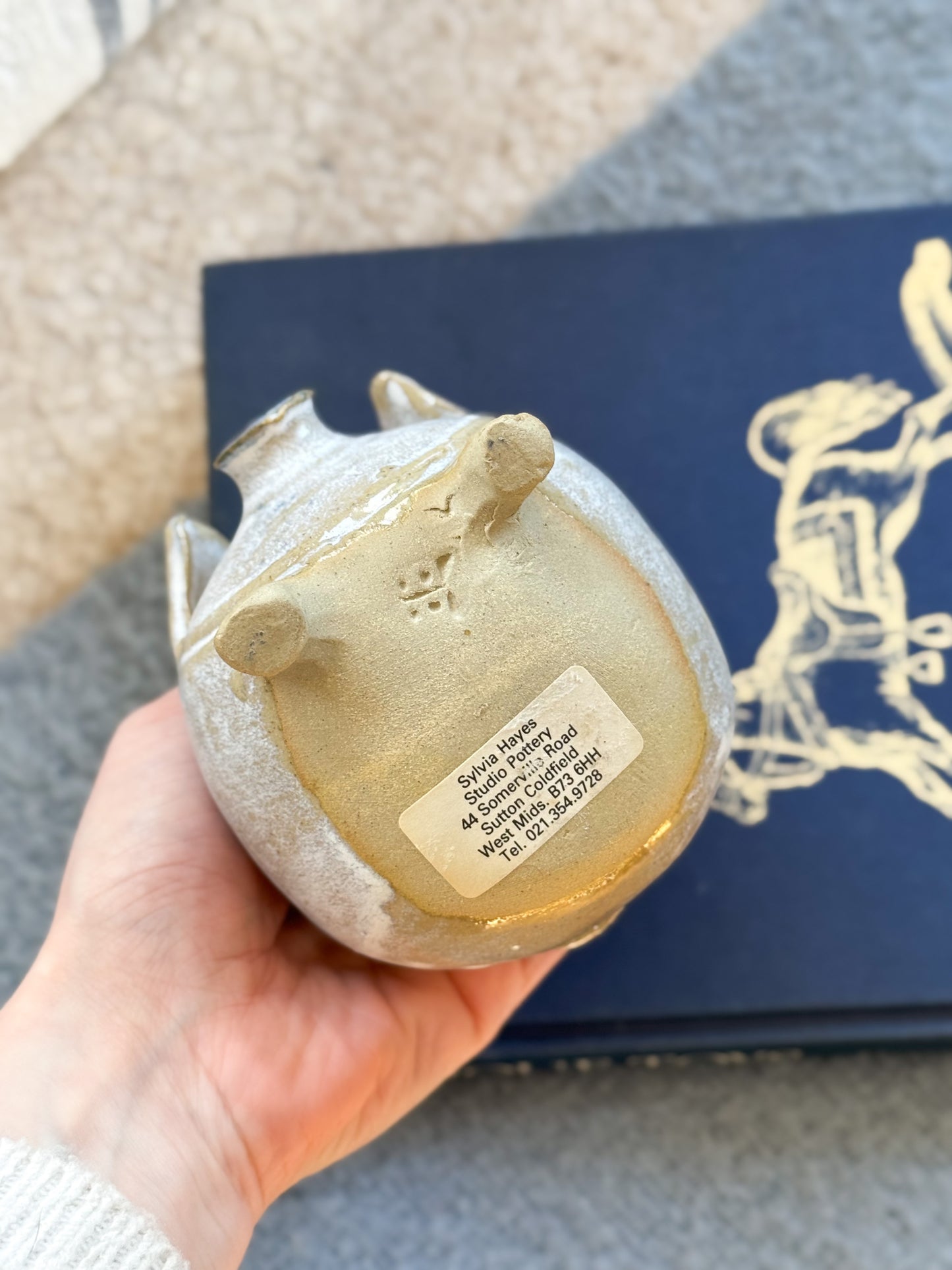 Vintage Handmade Studio Pottery Piggy Bank – by Sylvia Hayes