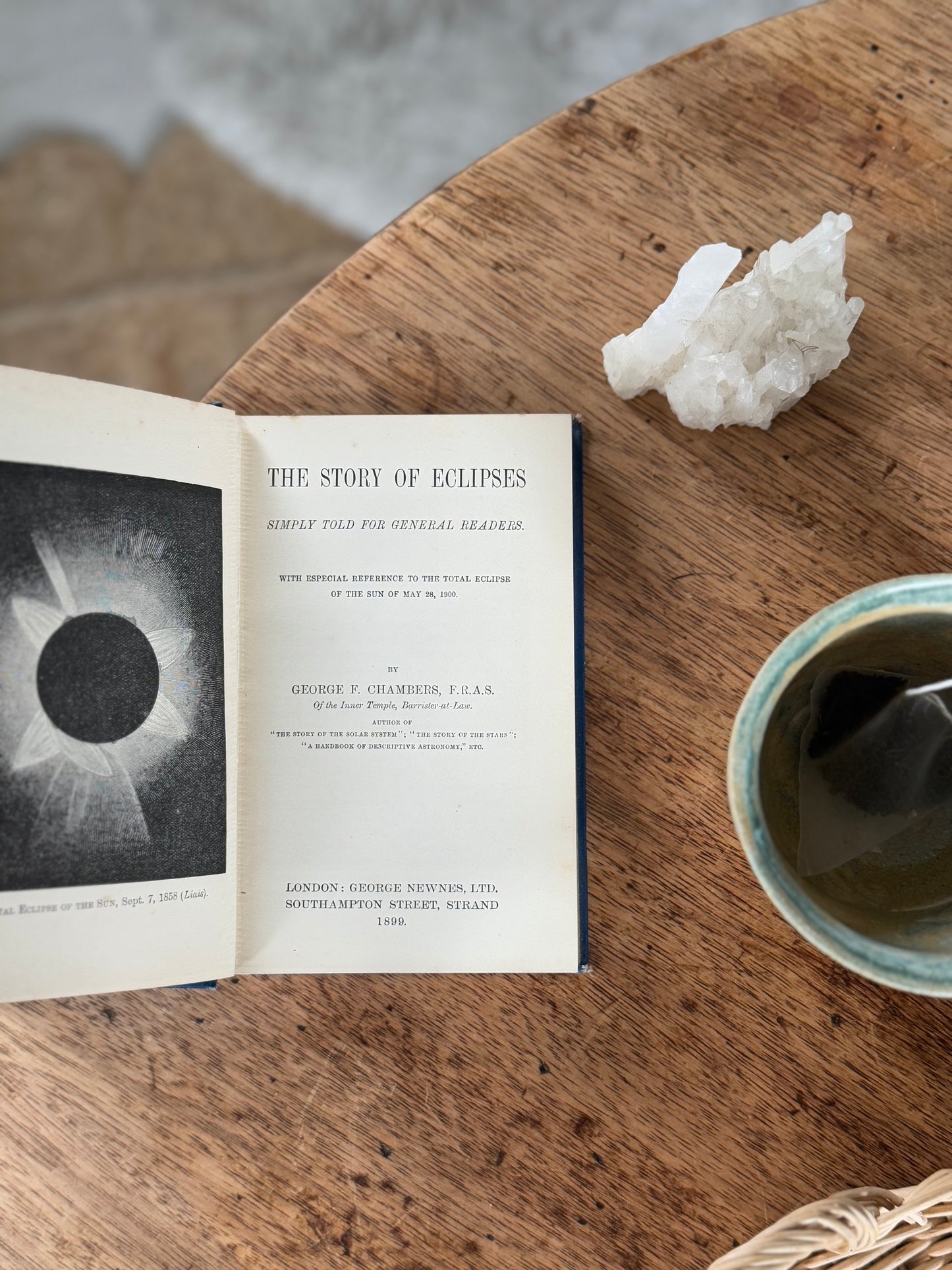 Antique ‘The Story of Eclipses’ G.F Chambers, 1899, First Edition, George Newness Ltd.