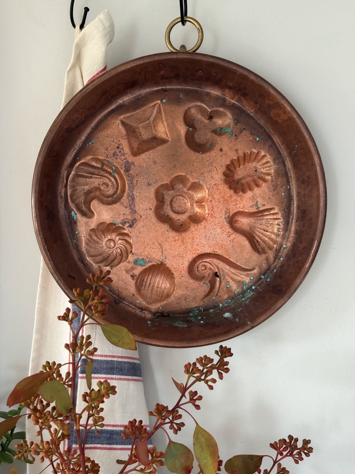 Antique Victorian 19th Century Copper Assorted Designs Jelly Mould