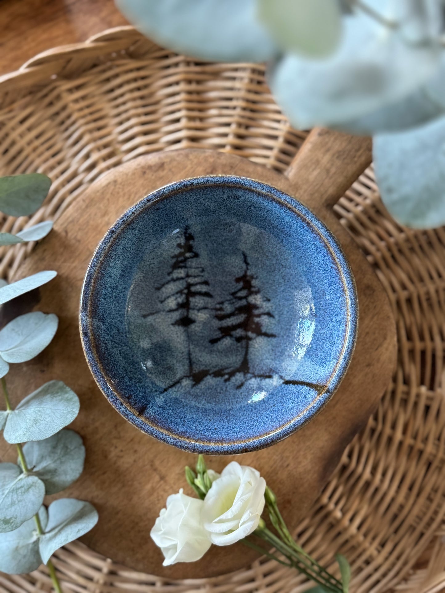 Unique Studio Pottery ‘Pine Trees’ Bowl