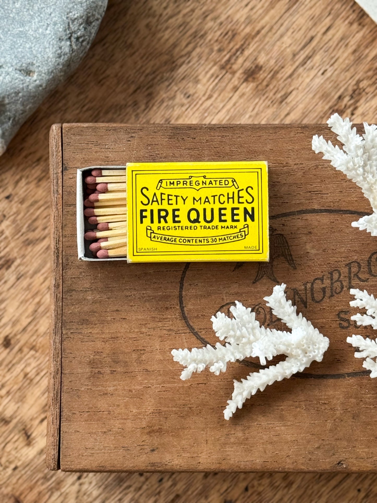 Vintage “Fire Queen” Matchbox - Spanish Made