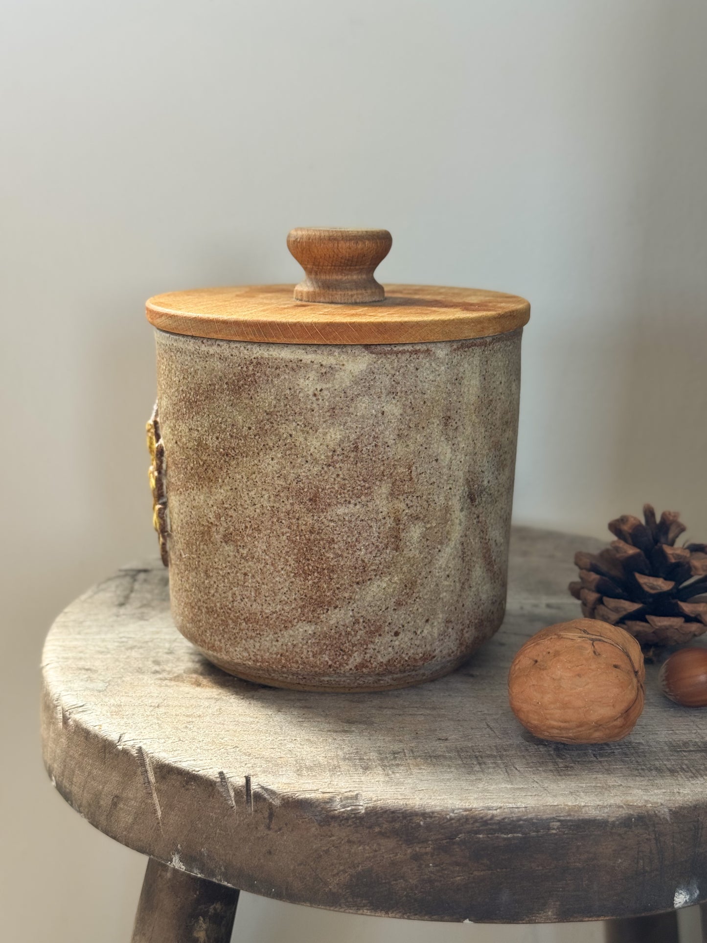 Vintage Welsh Studio Pottery Tê / Tea Jar by Tregaron Pottery