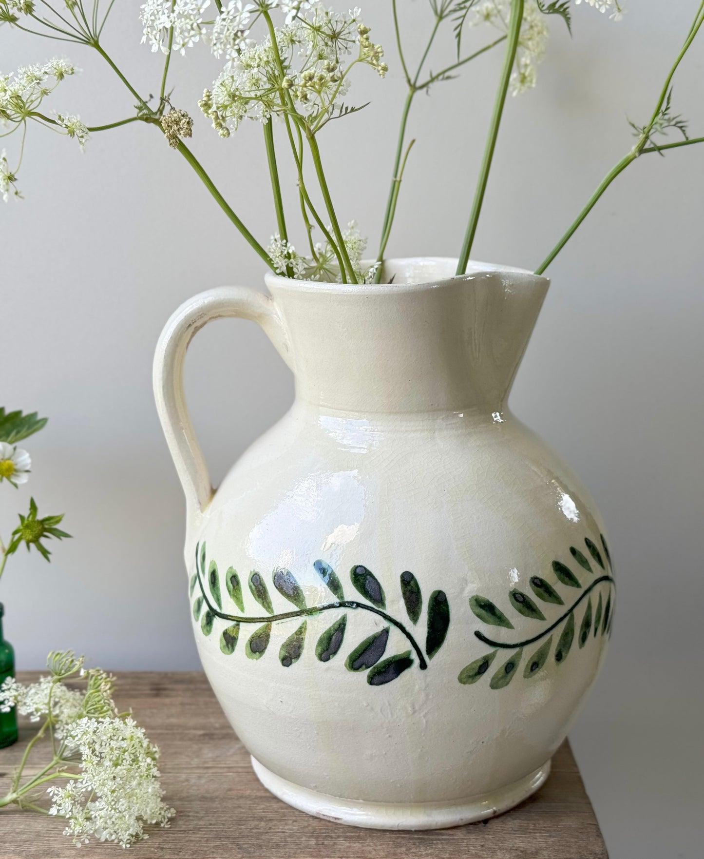 Mediterranean Studio Pottery Slipware Jug