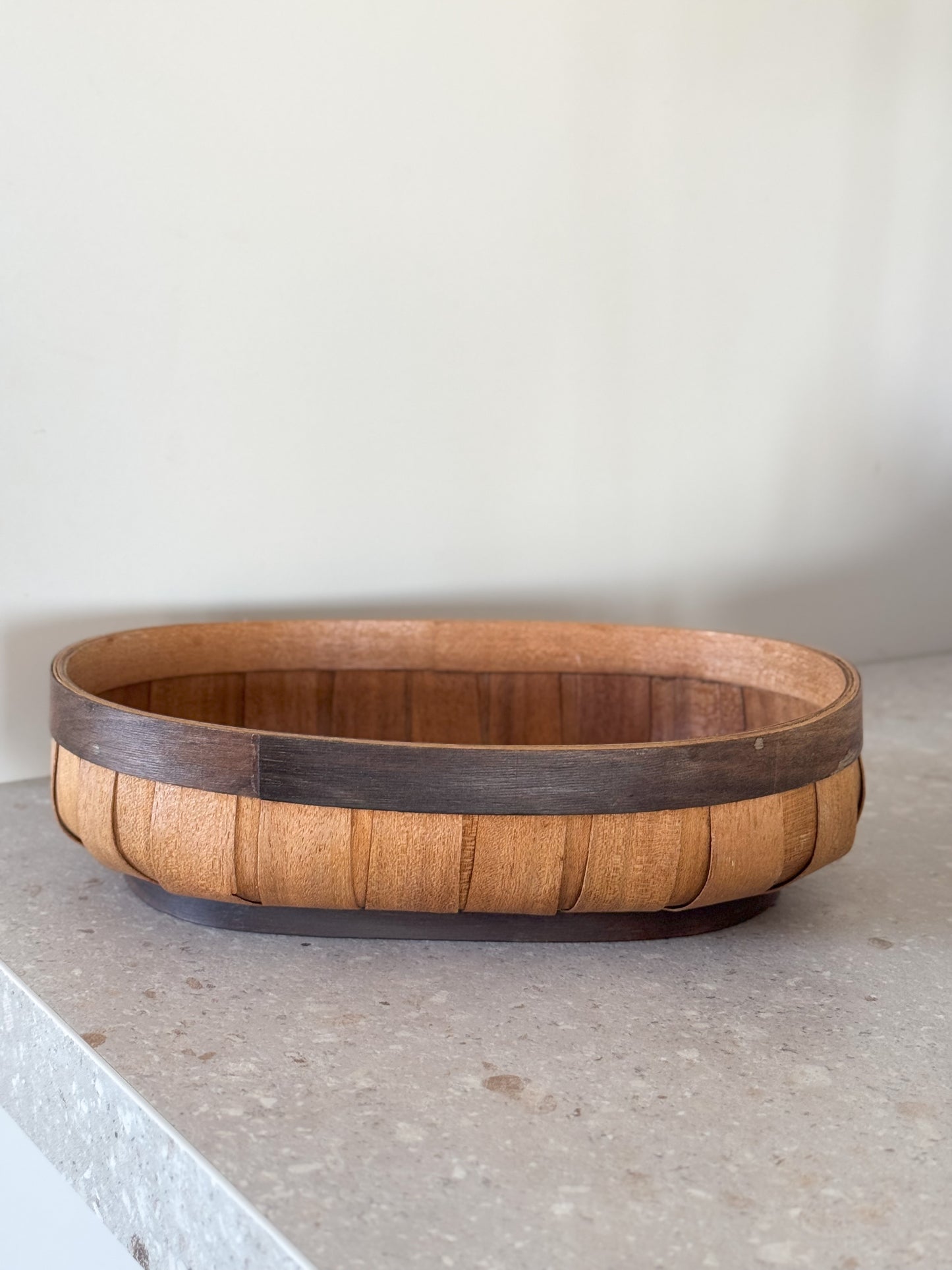 Vintage Handmade Bentwood Bowl