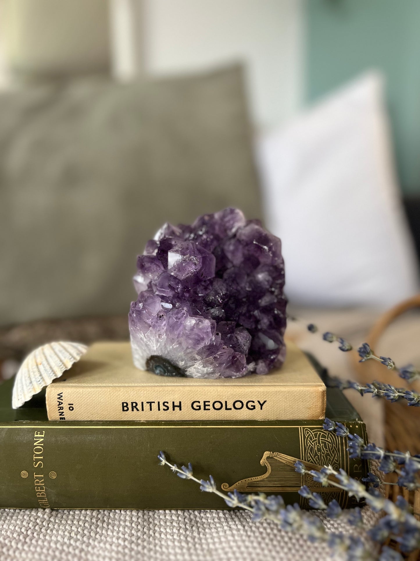Large Natural Amethyst Crystal Formation