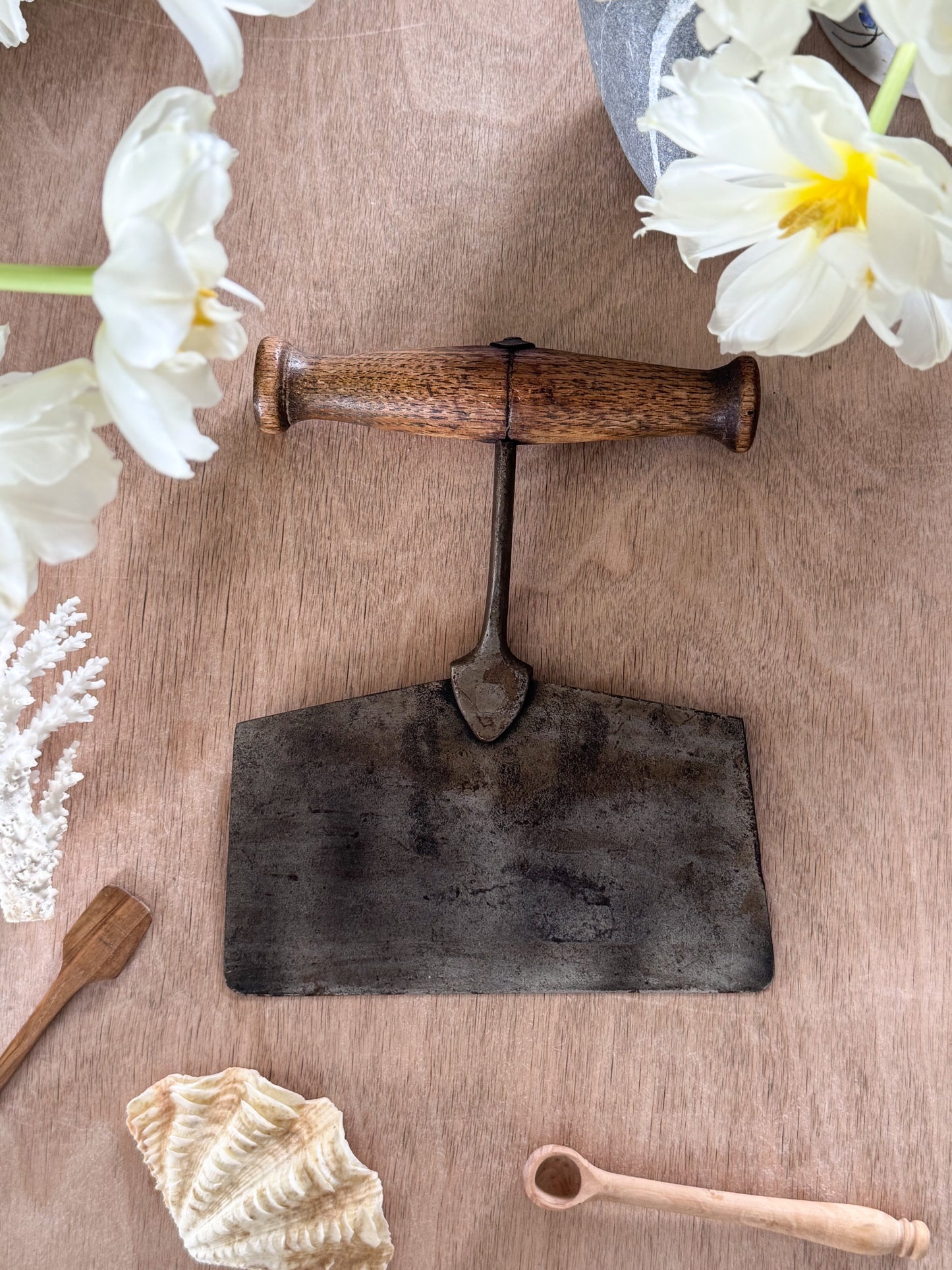 Antique Victorian Herb Chopper, Made in Sheffield