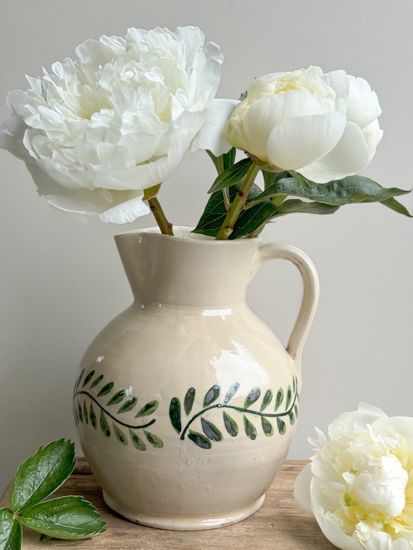 Mediterranean Studio Pottery Slipware Jug