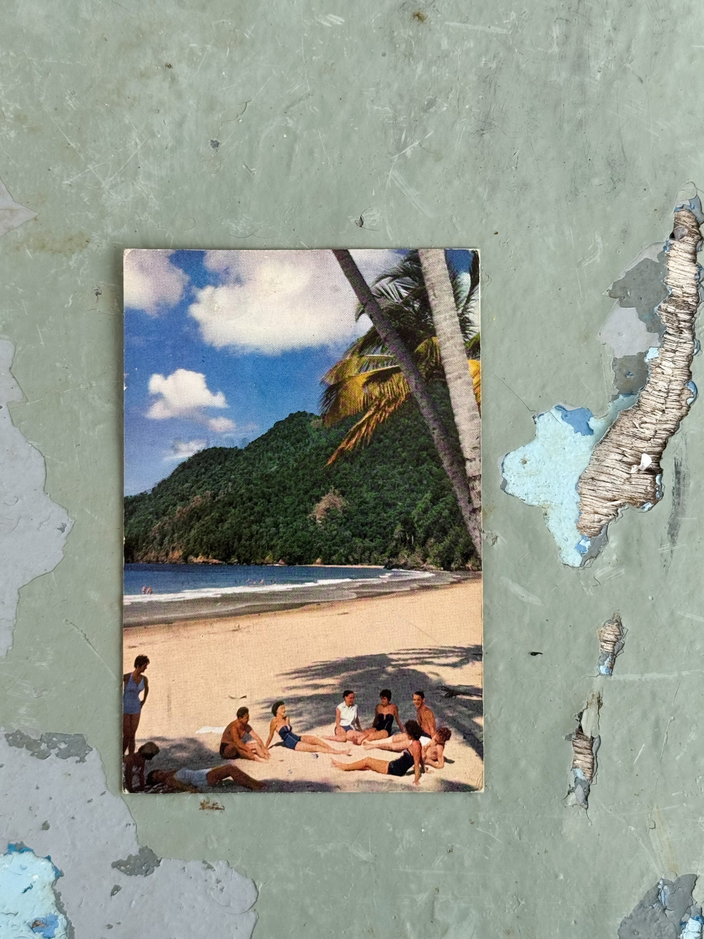 Vintage Postcard from Jamaica, Mailed 1963