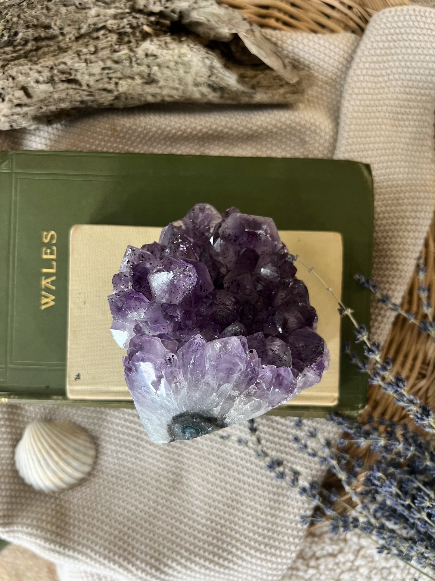 Large Natural Amethyst Crystal Formation