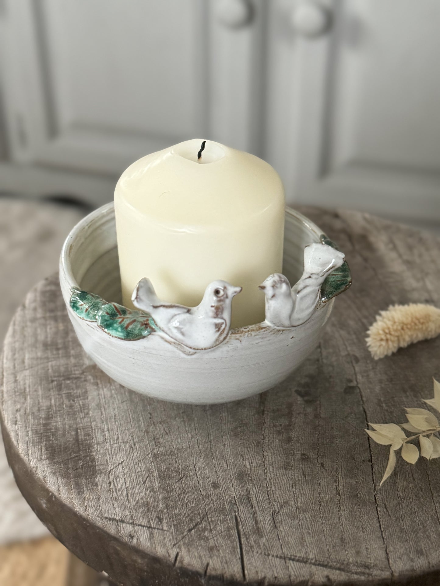Vintage Studio Pottery Little Dove Bowl