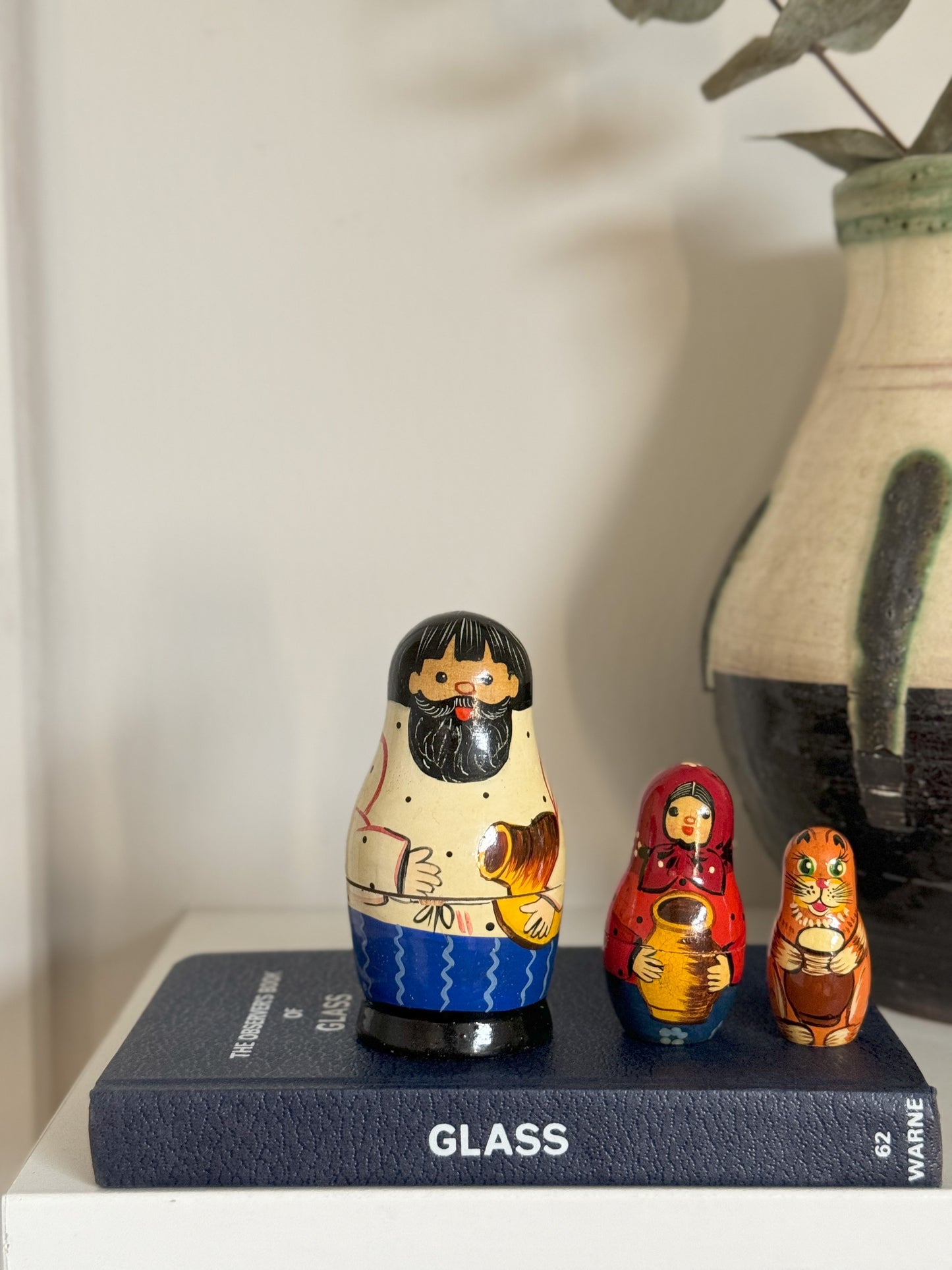 Vintage Wooden Nesting Dolls