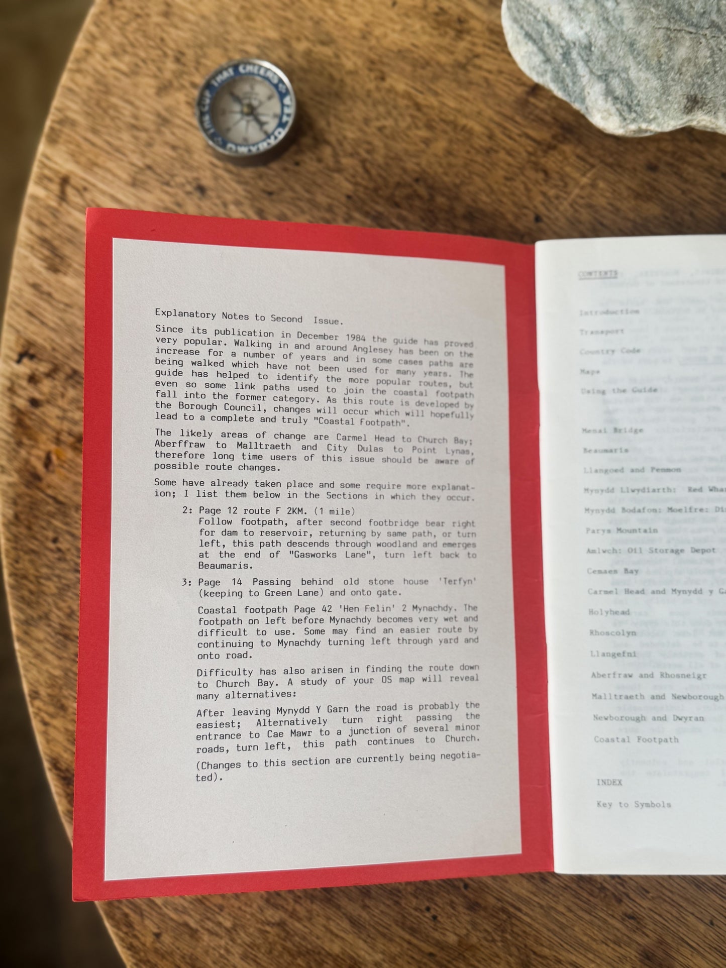 Vintage Anglesey, Guide to Walks, E.Rowlands, Published by Ynys Mon Group of the Ramblers Association