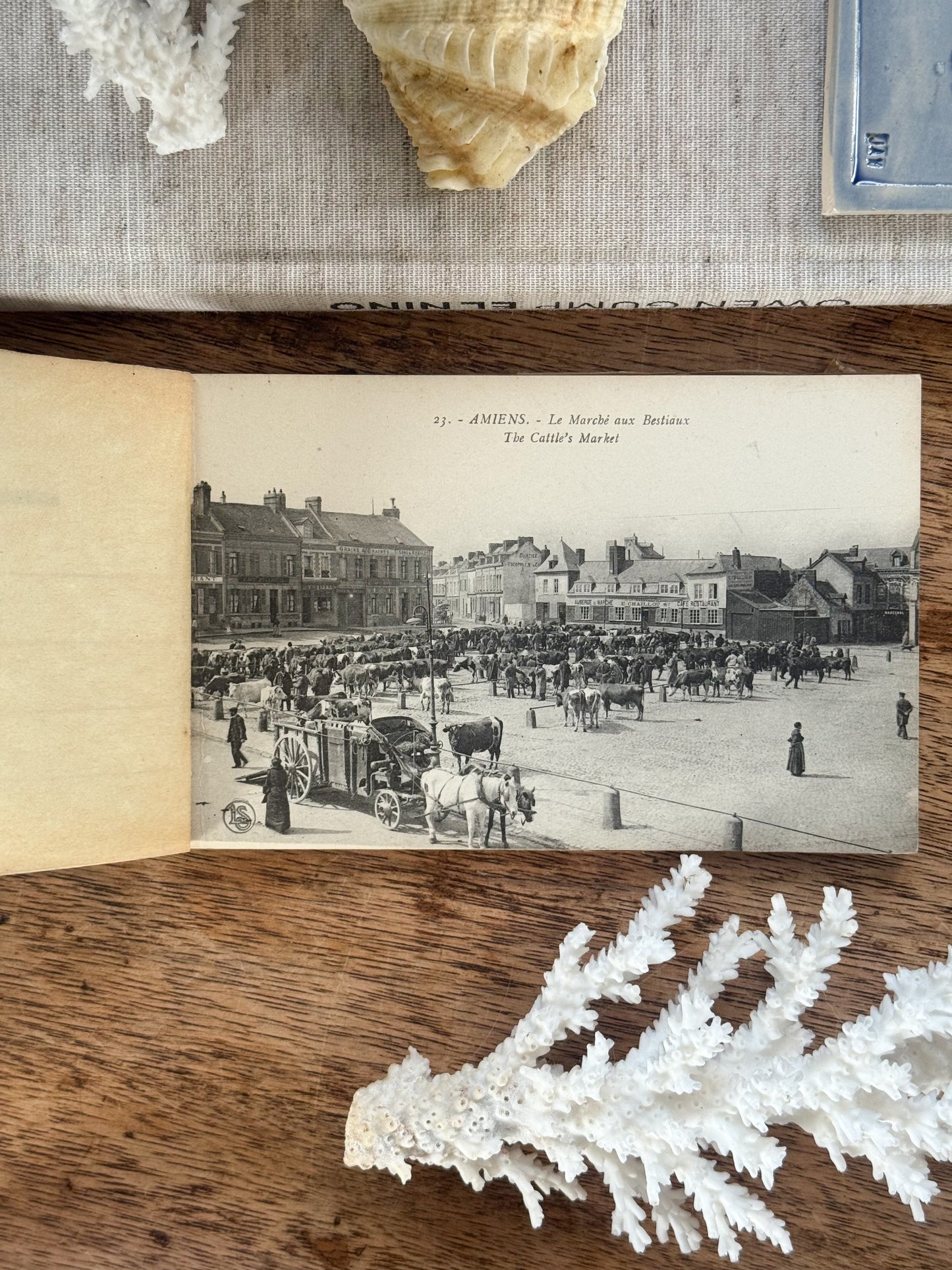 Vintage French ‘Amiens’ Postcard Booklet - Complete with 20 Unused Cartes Postales