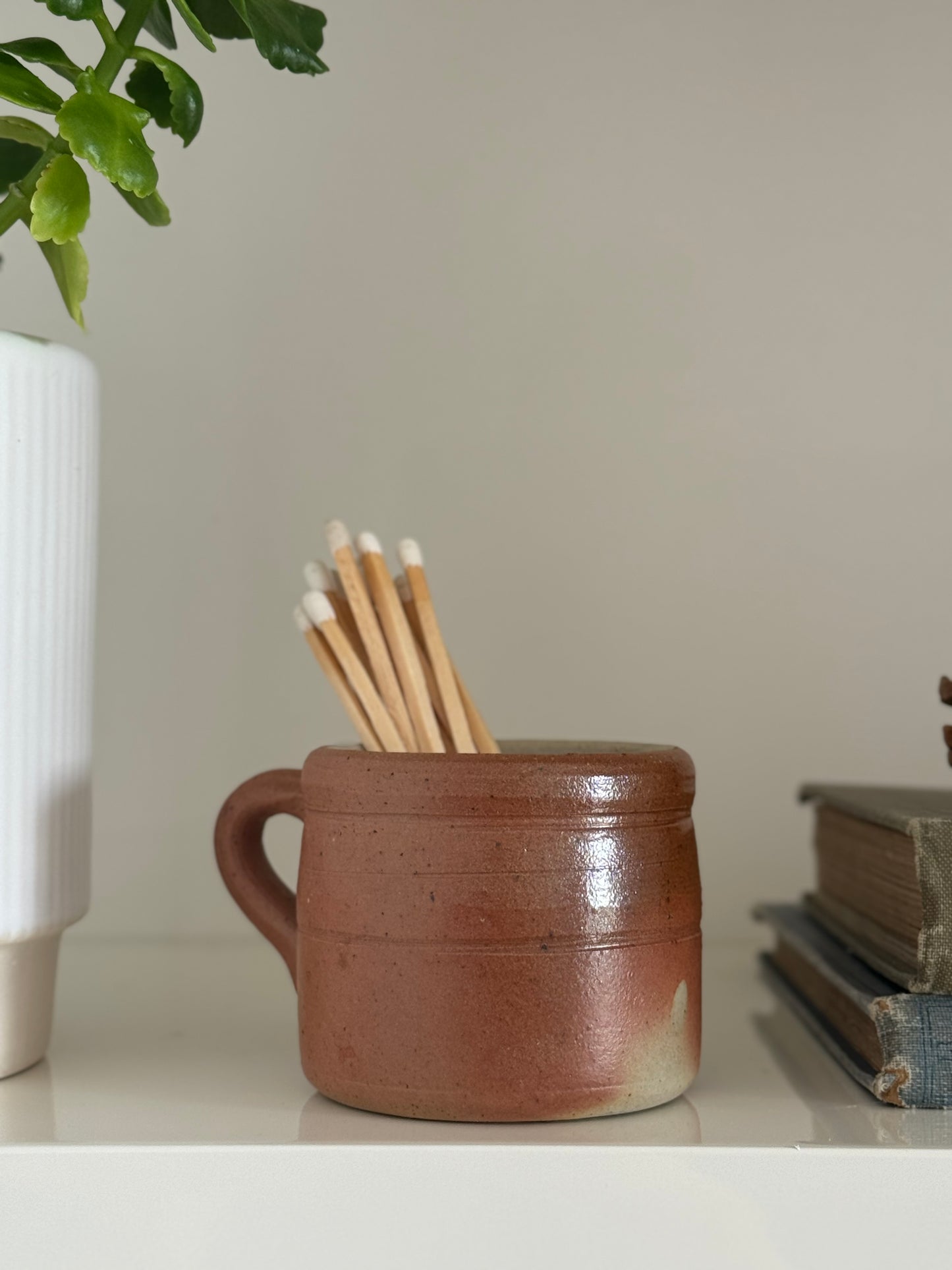 Antique Miniature French Cider Cup • Confit Pot