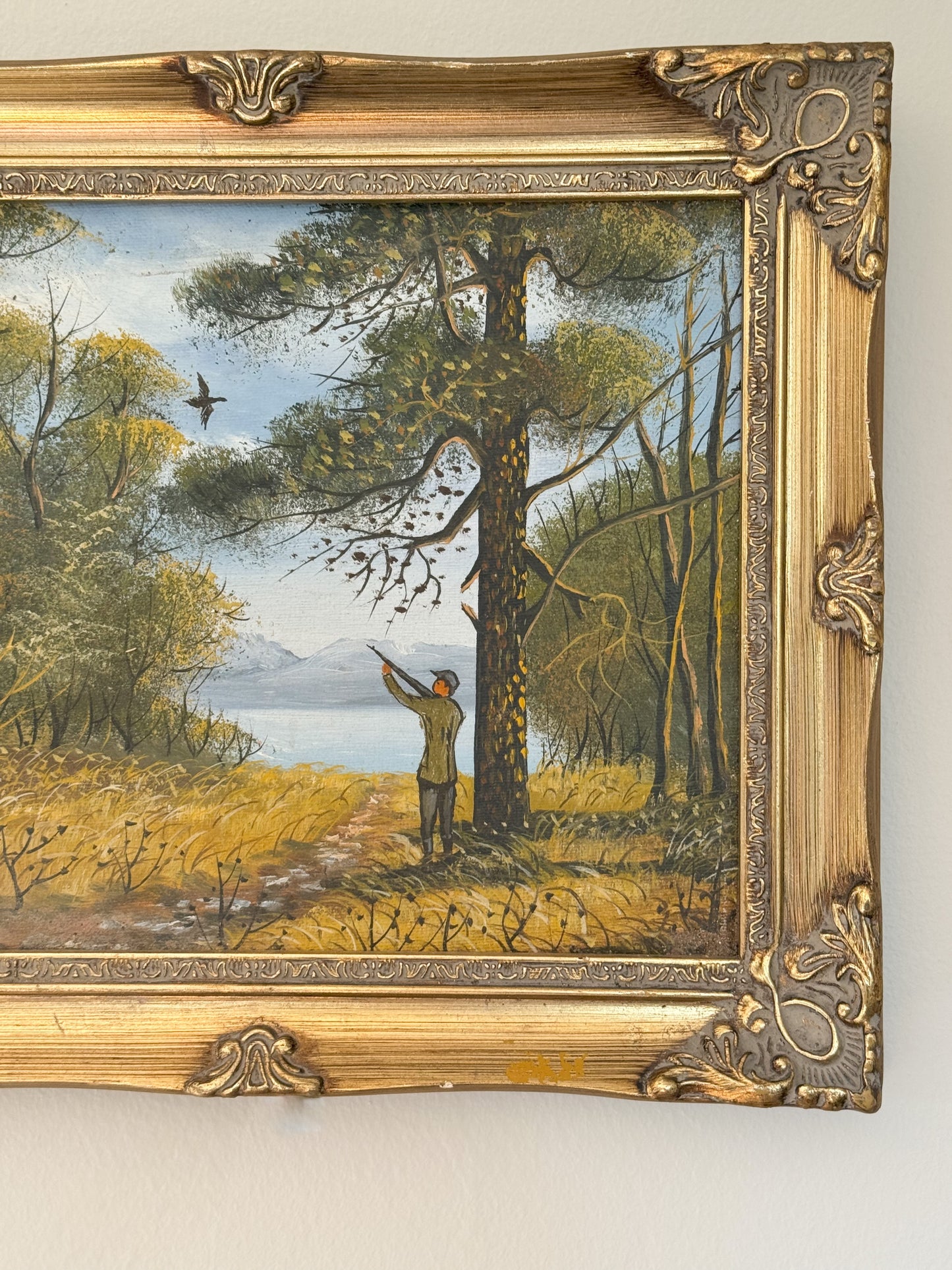 Vintage Original Framed Oil on Canvas, by H.Wilson