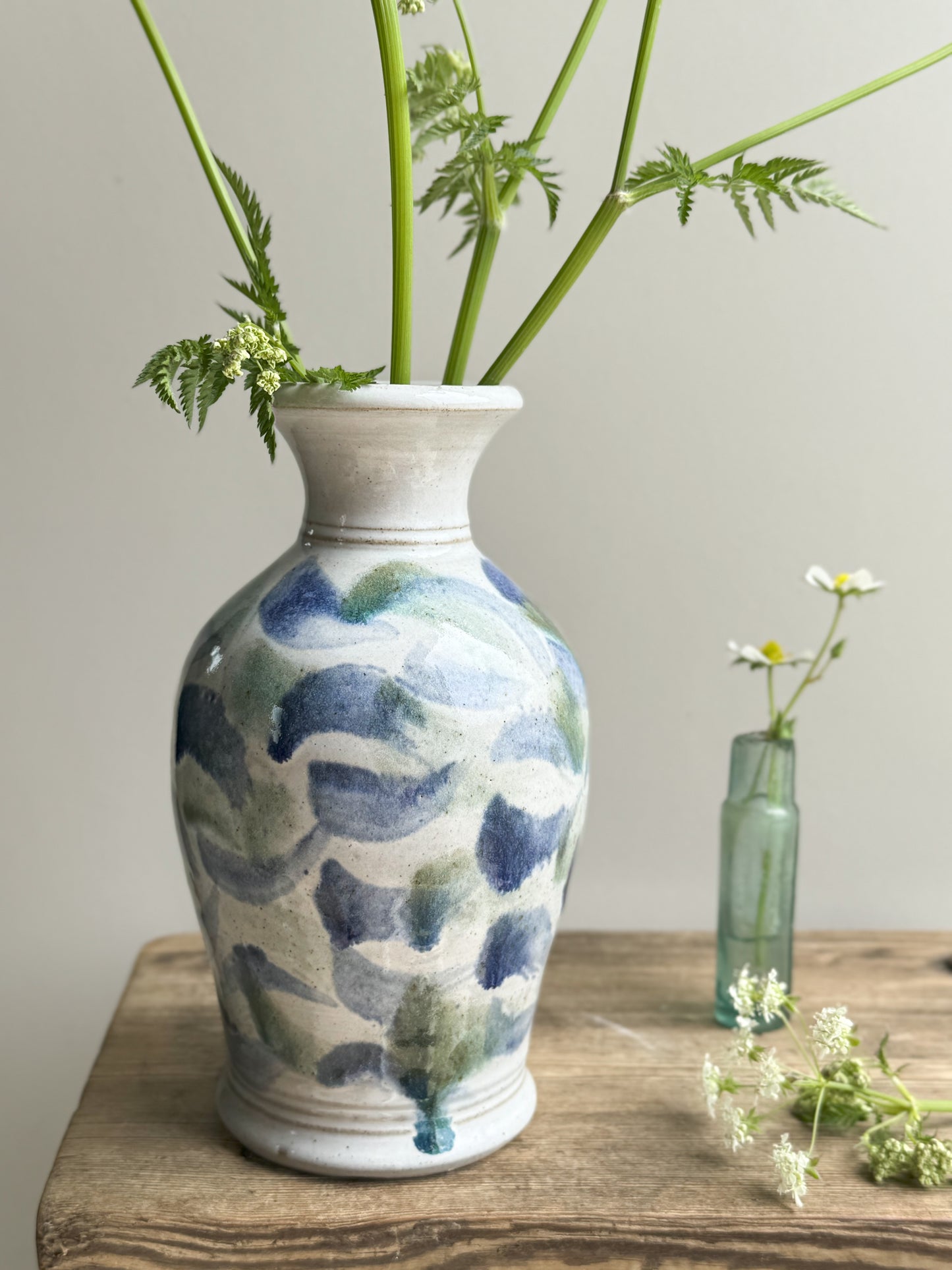 Studio Pottery Brush Stroke Vase