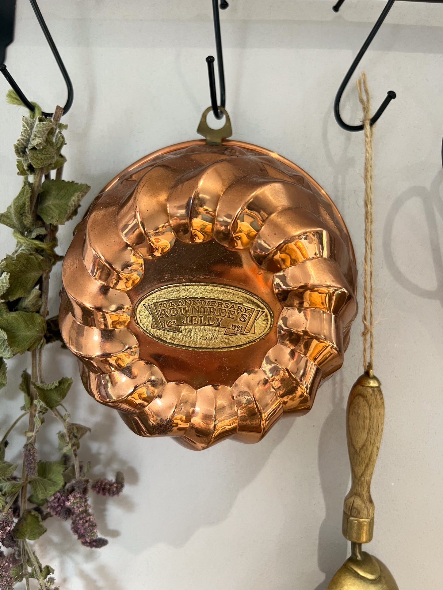 Vintage Copper Rowntree’s 70th Anniversary Jelly Mould