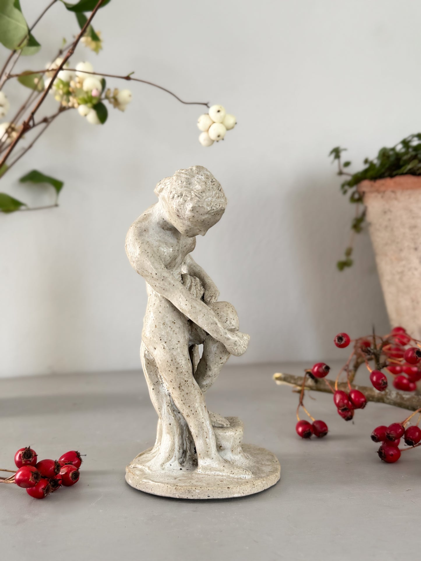 ‘Mother Nature’ Studio Pottery Nude Lady Sculpture by Okeeffe