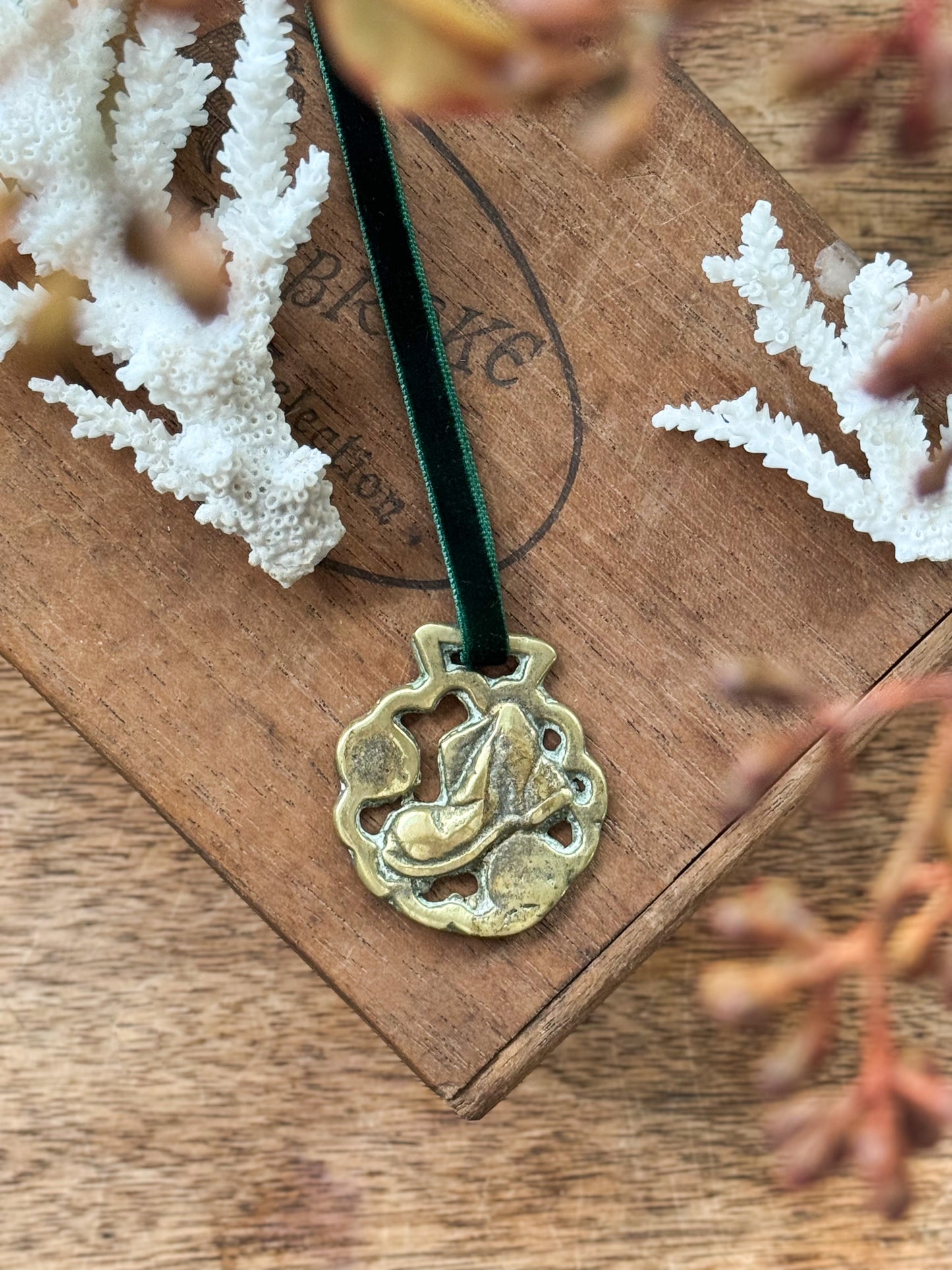 Vintage Solid Brass Token - Lucky Boot